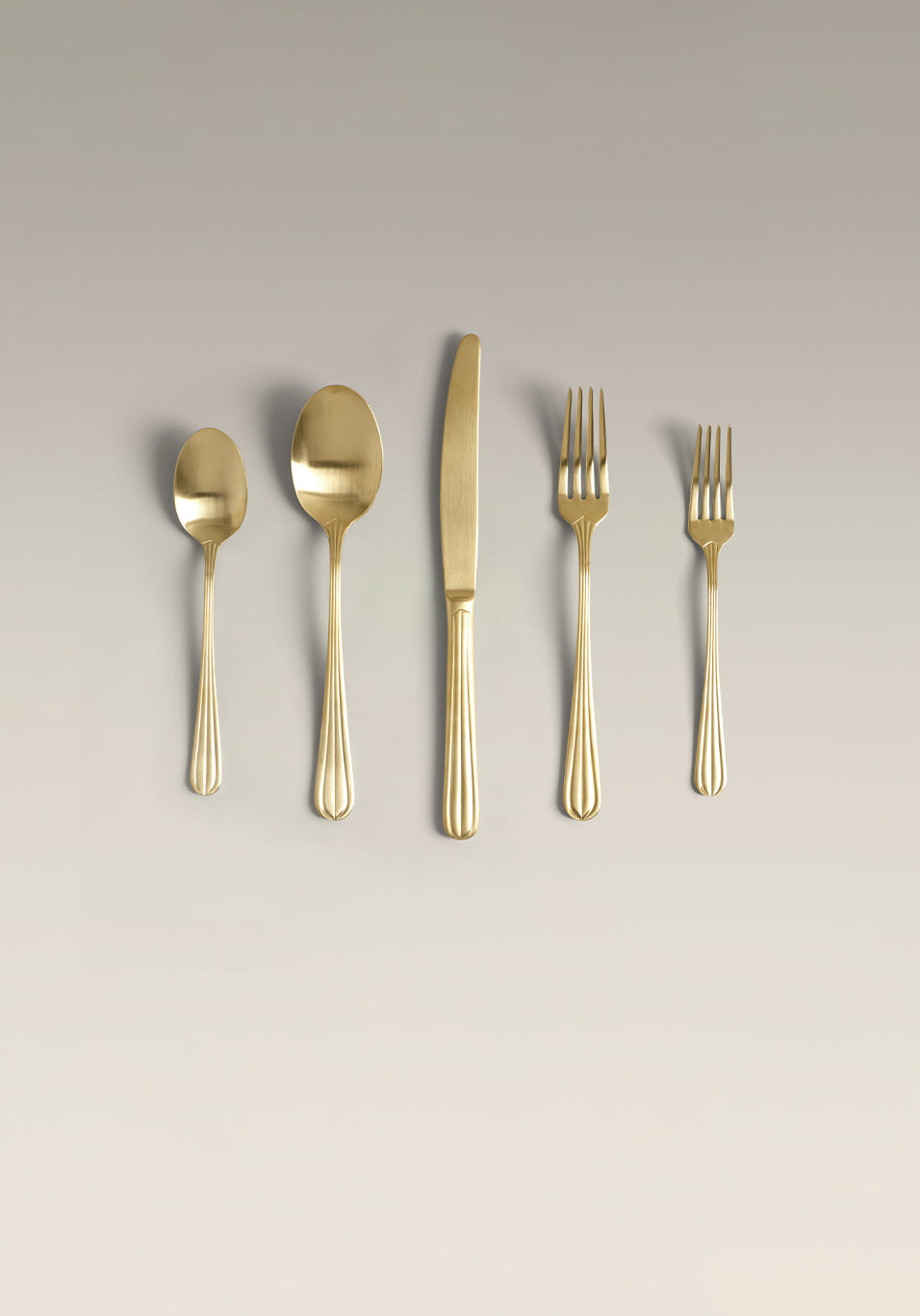 Premium Crescent 4-Piece Flatware Set - Stainless Steel Silverware for Dinner, Kitchen & Entertaining - Elegant Cutlery for Restaurants, Weddings & Everyday Use