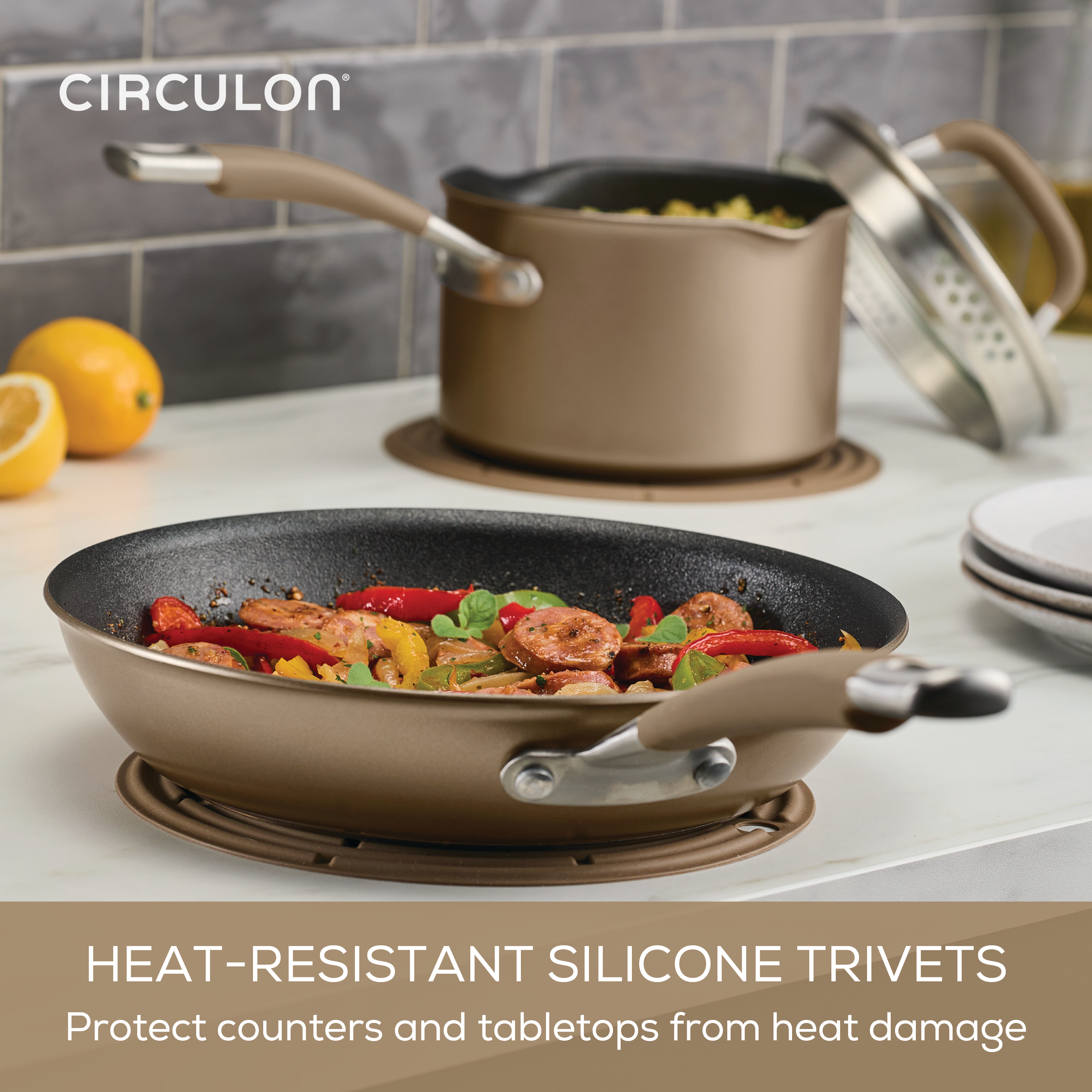 10-Piece Nonstick Cookware Set - Scratch Resistant, Dishwasher Safe for Easy Cleaning | Perfect for Frying, Boiling, and Everyday Cooking