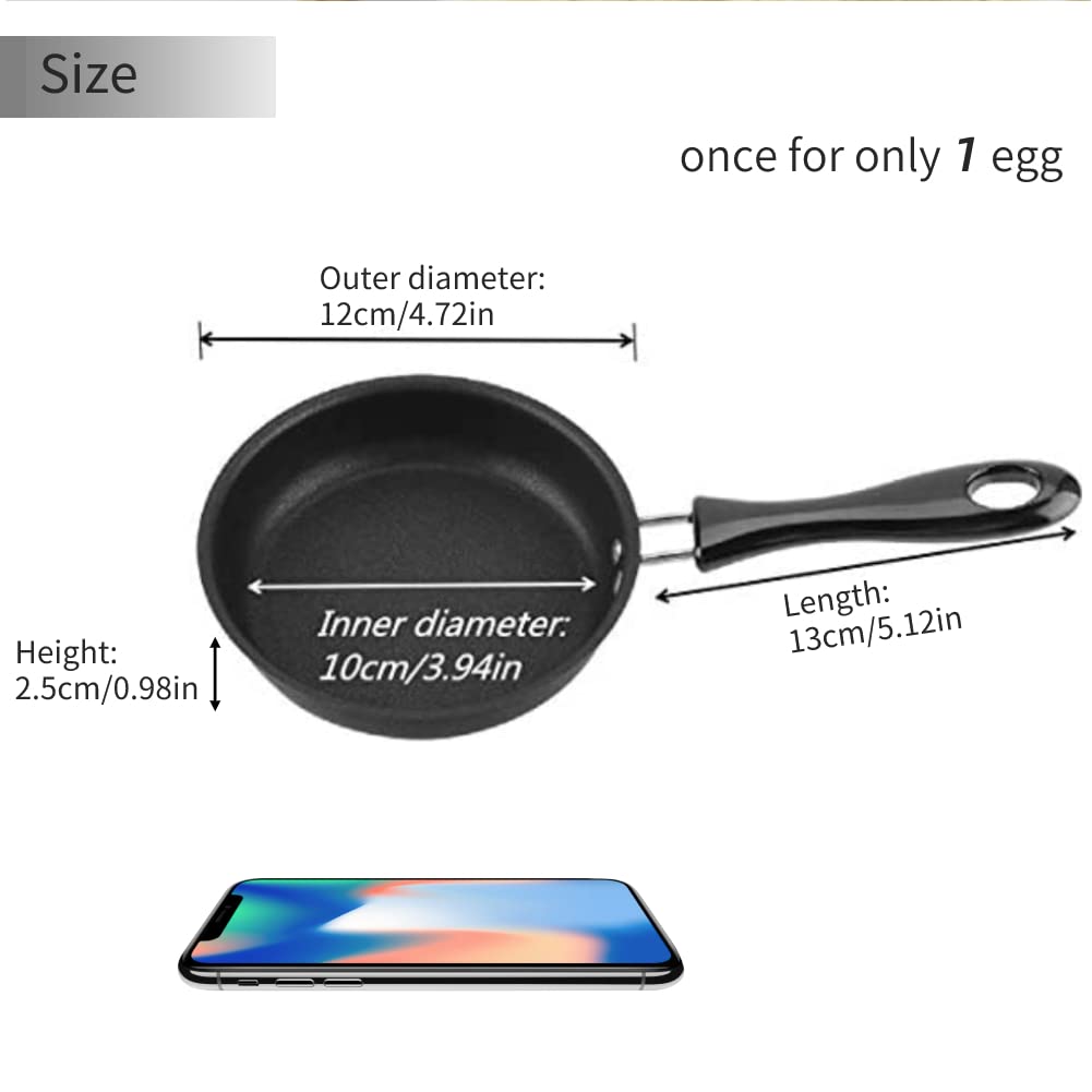 TOPINCN Ceramic Nonstick Frying Pan - Copper Coated Egg Pan, Skillet & Saute Pan for Perfect Omelets & Stir-Fry | Ideal for Breakfast, Camping & Home Cooking