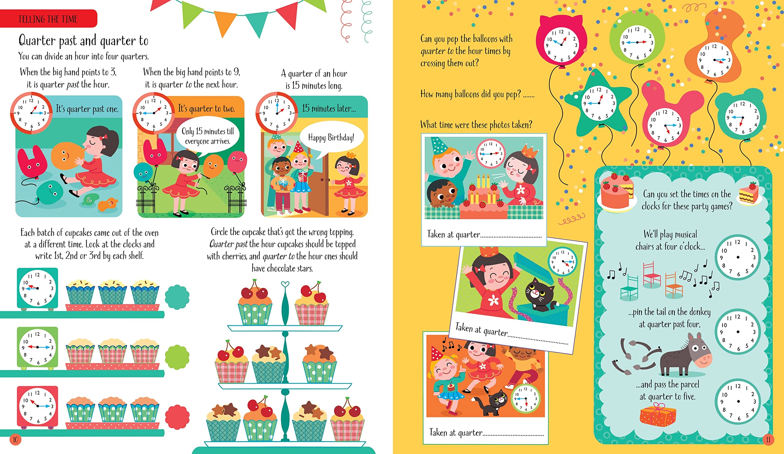 Learn to Tell Time - Fun and Educational Activity Book for Kids | Perfect for Homeschooling, Classroom Learning & Parent-Child Bonding