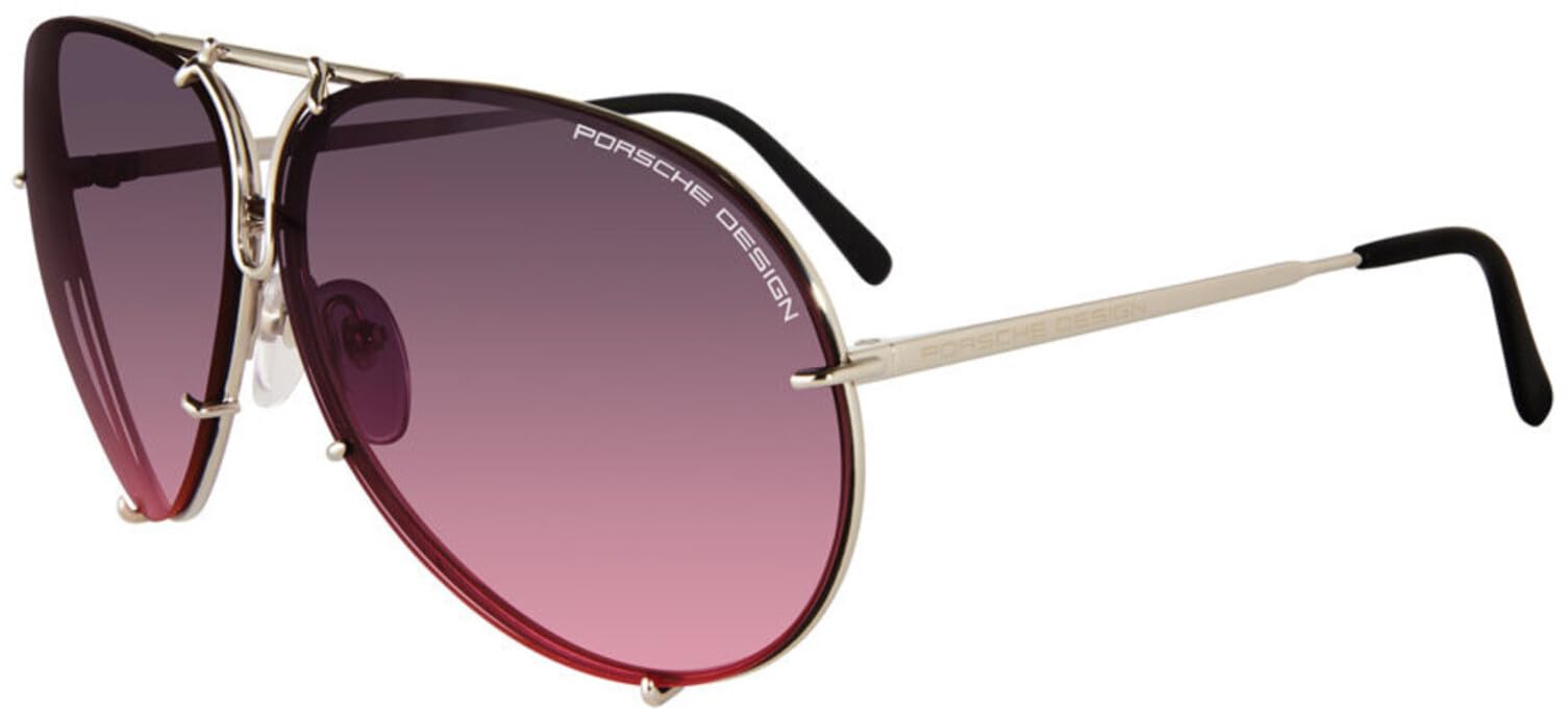 Porsche Design P 8478 Titanium Sunglasses for Men - Luxury Polarized UV Protection Shades for Driving, Travel & Outdoor Activities