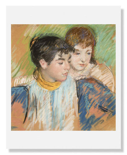 Mary Stevenson Cassatt - The Banjo Study Art Print | Famous Impressionist Painting Reproduction | Perfect for Home Decor & Art Lovers