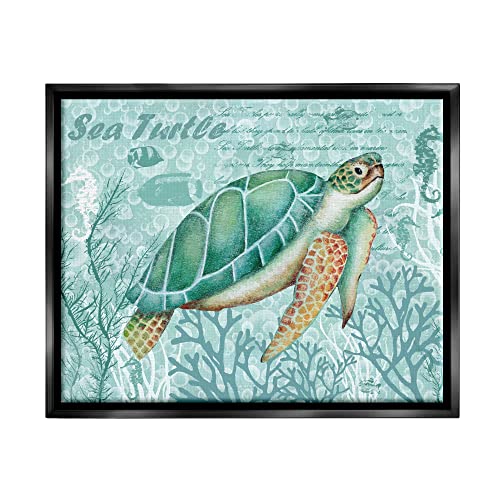 Black Floater Framed