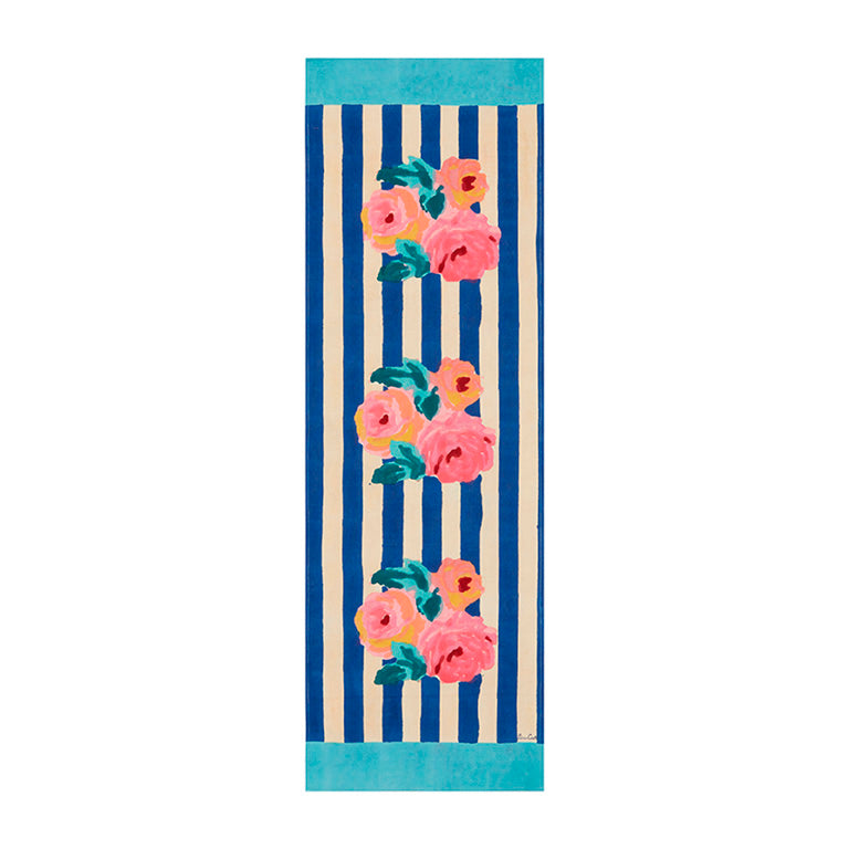 Blue Nizam Stripes Table Runner - Elegant Dining Decor for Weddings, Parties & Holiday Tablescapes