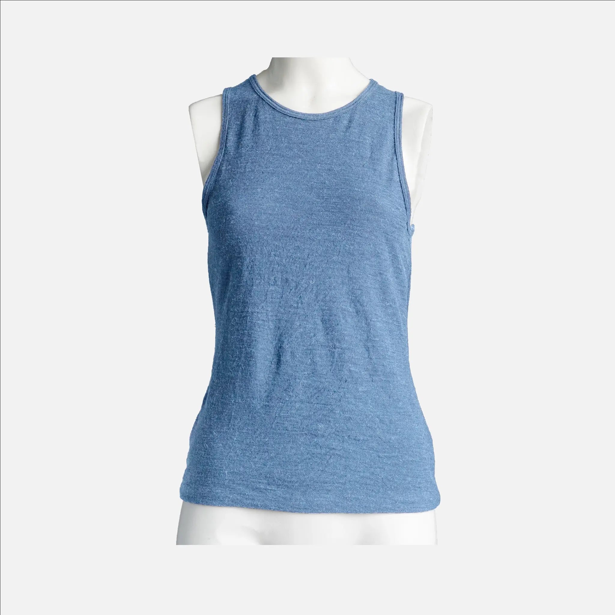 Ultralight Women's Alpaca Wool Running Tank Top - 160 GSM | Breathable & Moisture-Wicking Workout Top for Yoga, Gym & Outdoor Activities