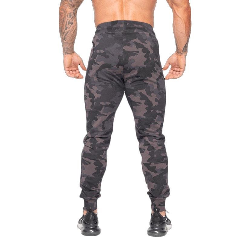 Better Bodies Tapered Joggers V2W - Dark Camo Workout Pants for Men & Women | Comfortable Athletic Running Pants for Gym, Yoga, and Casual Wear