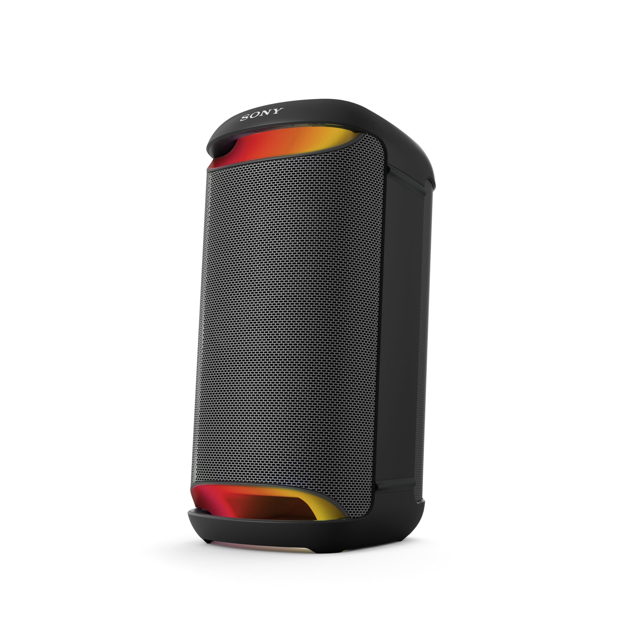 Sony SRS-XV500 Wireless Bluetooth Party Speaker with Powerful Sound, MEGA BASS, 25-Hour Battery - Portable Karaoke Speaker with LED Lights, IPX4 Waterproof, Mic/Guitar Inputs - Perfect for Outdoor Parties, Beach Trips & Home Entertainment (Black)