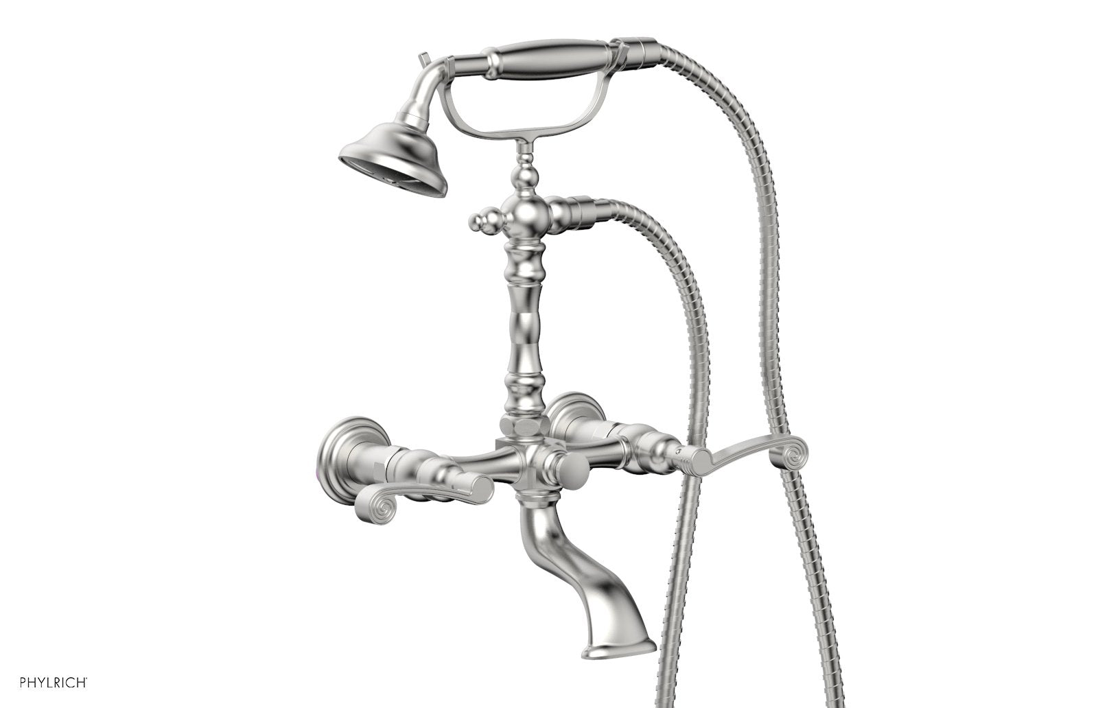 3RING Exposed Tub & Hand Shower Combo K2393-02 - Chrome Finish Bathroom Faucet for Bathtub and Shower, Perfect for Modern Home Renovation and Spa-Like Experience