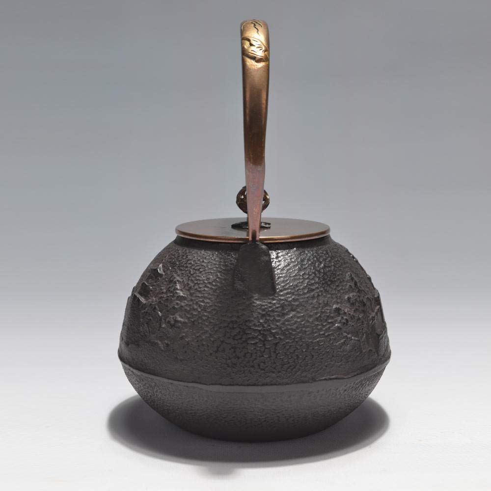1.2L Cast Iron Tea Pot - Traditional Kung Fu Teapot with Natural Coating - Perfect for Chinese Tea Ceremony, Home Brewing & Gift Giving