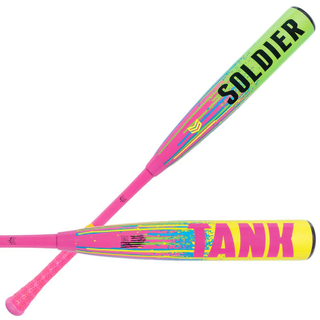 2-Piece Soldier Tank Baseball Bat Set (5) - Perfect for Baseball Training, Games, and Sports Enthusiasts