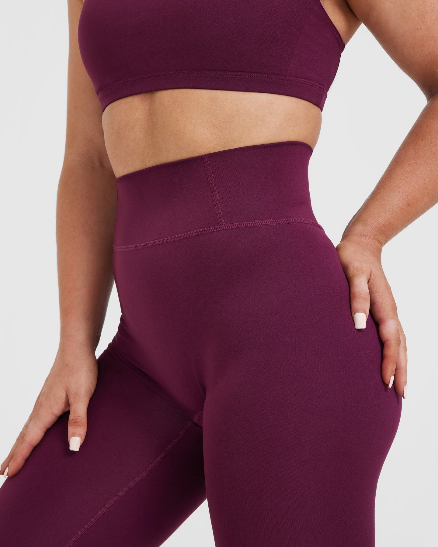 Timeless High Waisted Leggings for Women - Comfortable & Stretchy Yoga Pants - Ripe Fig - Perfect for Workouts, Yoga, Running and Everyday Wear