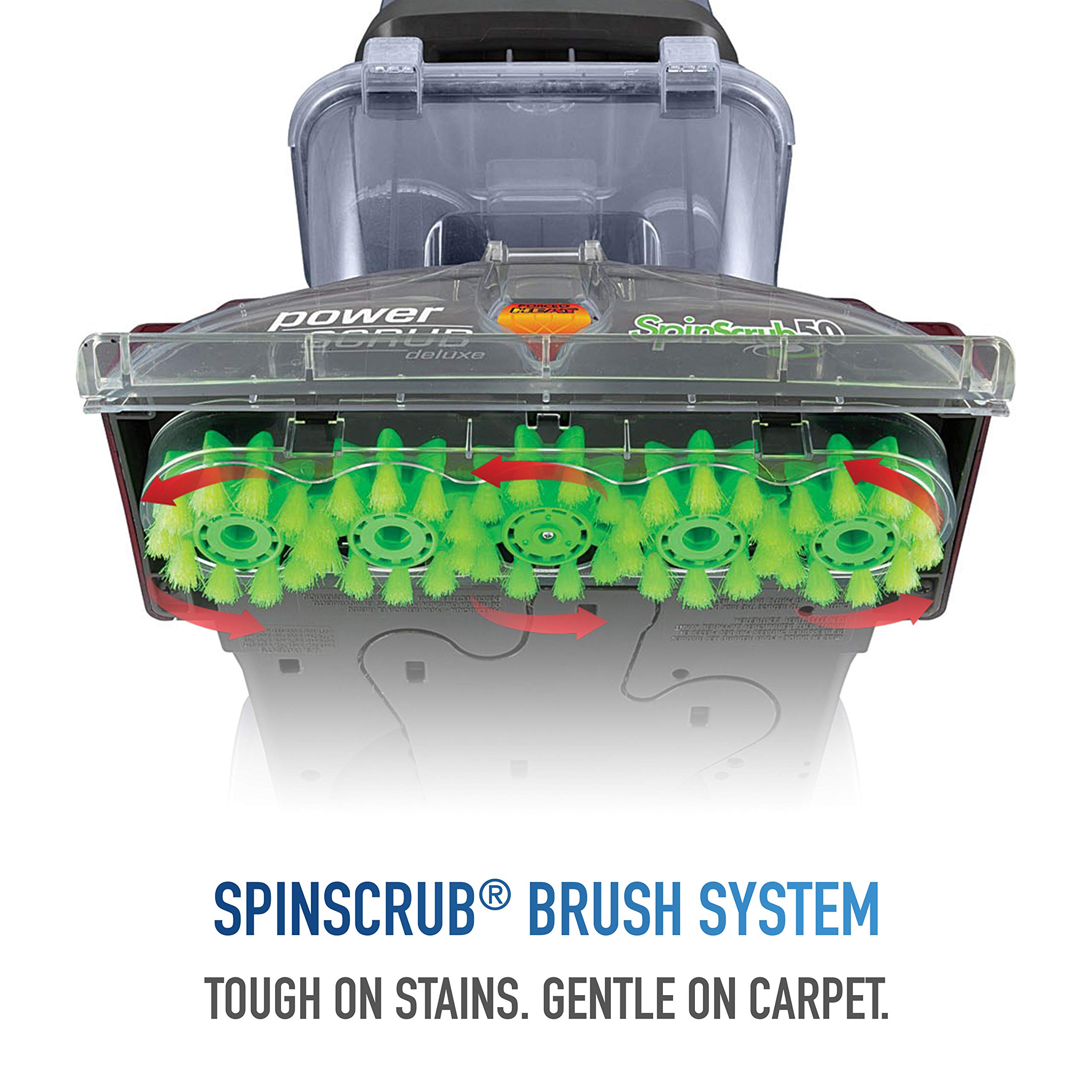 Hoover PowerScrub Deluxe Carpet Cleaner Machine FH50150NC with 64 oz Carpet Cleaning Solution - Deep Cleaning Carpet Shampoo for Pet Hair, Stains & Odors - Perfect for Home, Office & High-Traffic Areas
