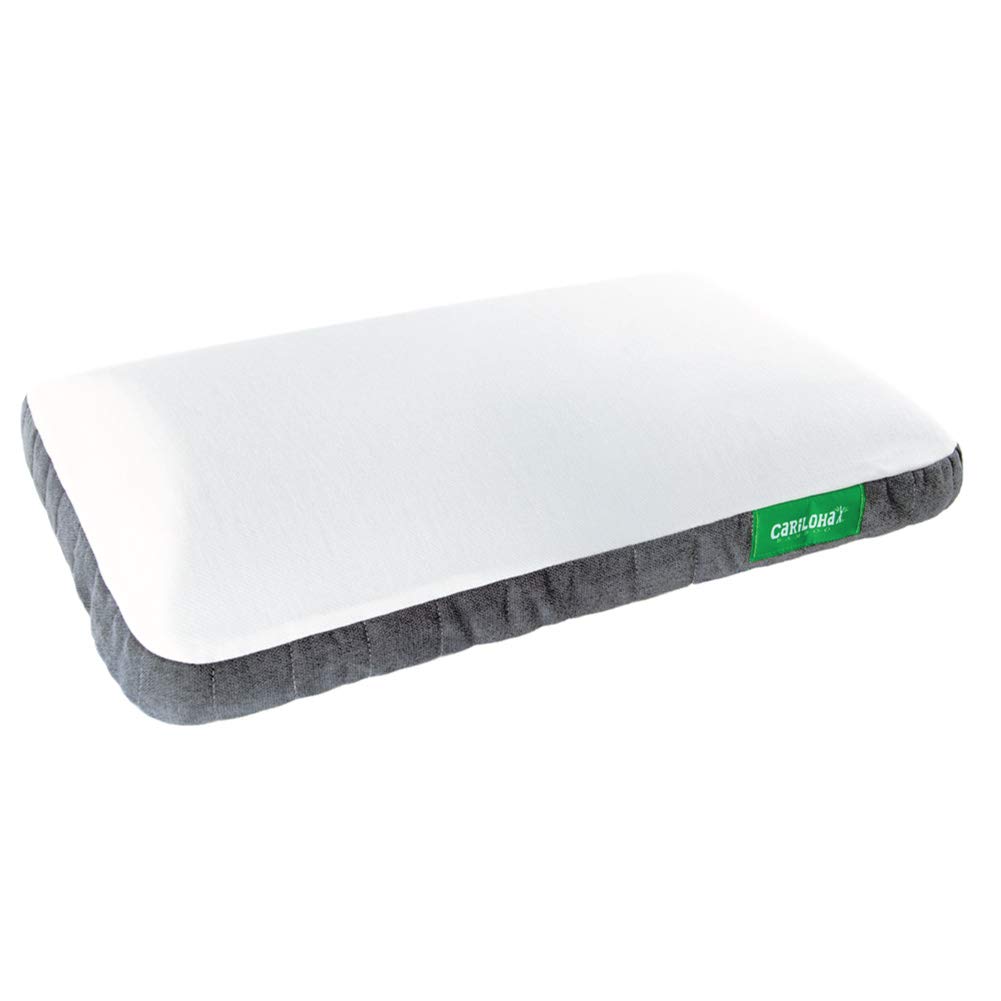 Cariloha Gel Memory Foam Pillow with Cooling Technology - Breathable Bamboo Viscose Washable Cover - Standard Size White - Perfect for Side Sleepers & Hot Sleepers - Cooling Comfort for Night Sweat Relief