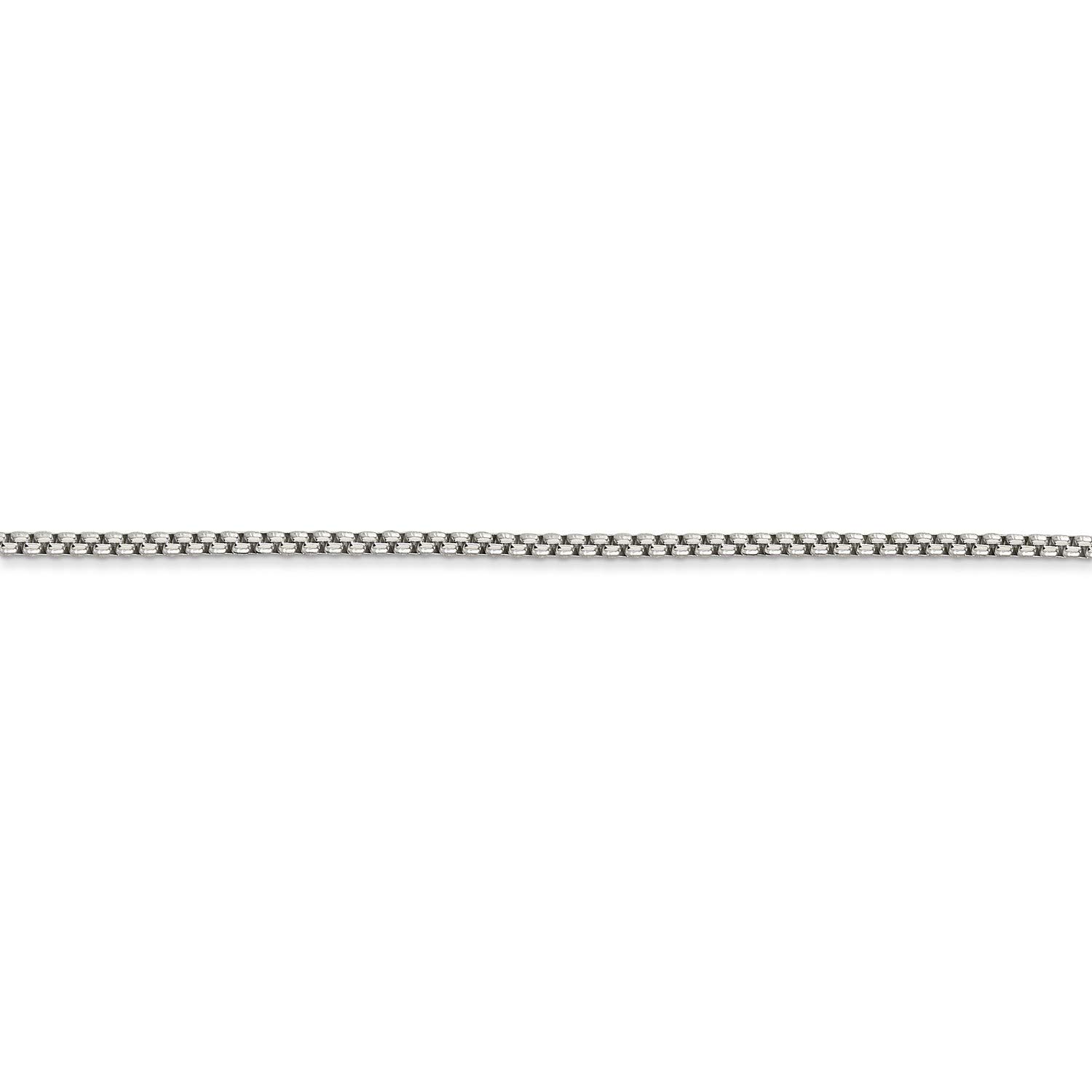 .925 Sterling Silver Round Box Chain Necklace for Women - Dainty & Elegant Jewelry Gift for Her - Perfect for Everyday Wear, Layering & Special Occasions