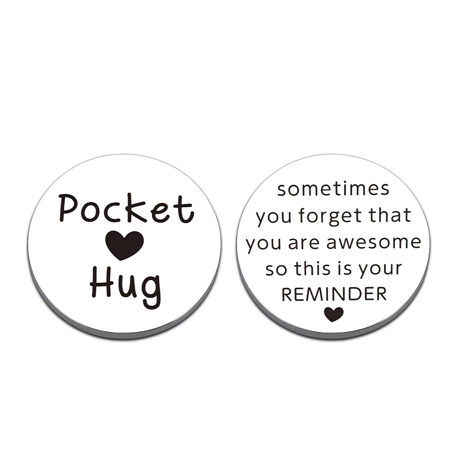 Cheer Up Gift for Women & Men - Pocket Hug Token, Stress Relief & Get Well Soon Present - Easter Basket Stuffers for Adults & Teens - Sentimental Gifts for Son, Daughter & Cancer Care - Perfect for Holidays, Recovery & Emotional Support