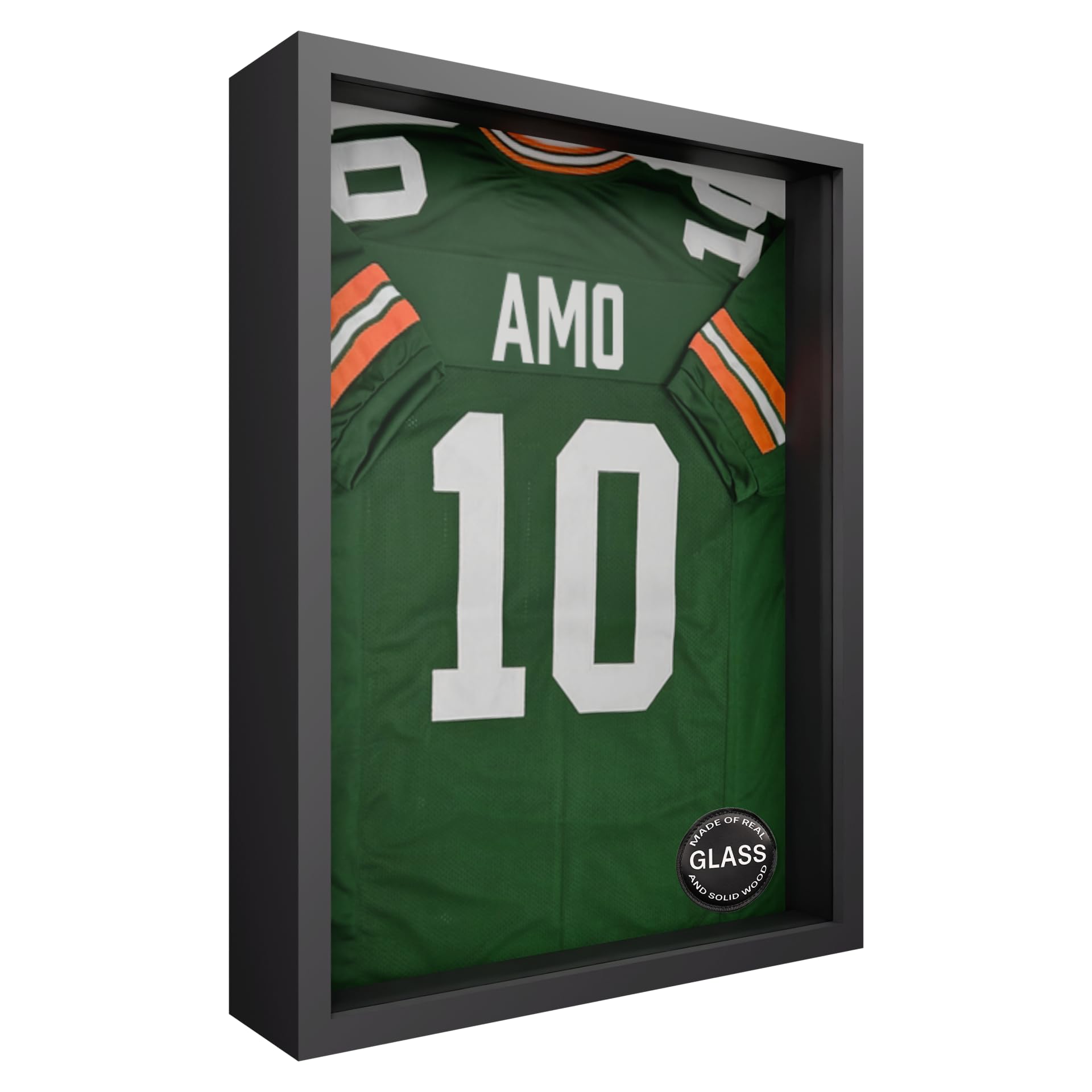 18x24 Black Shadow Box Frame with Tempered Glass Front & Solid Wood Border - 2.5 Inch Deep Display Case for Collectibles, Memorabilia, Posters | Perfect for Home Decor, Office Display, and Art Gallery Showcase