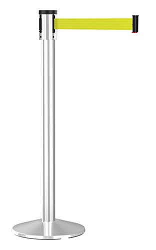 Silver Post w/ Fluorescent Yellow Belt
