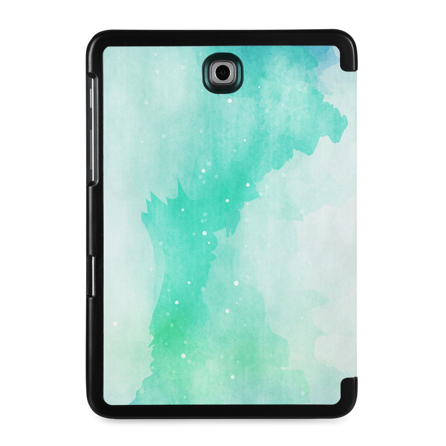 Samsung Tablet Case with Abstract Watercolor Splash Design - Durable Protective Cover for Samsung Galaxy Tab A/S6/S7/S8 - Perfect for Work, School & Travel