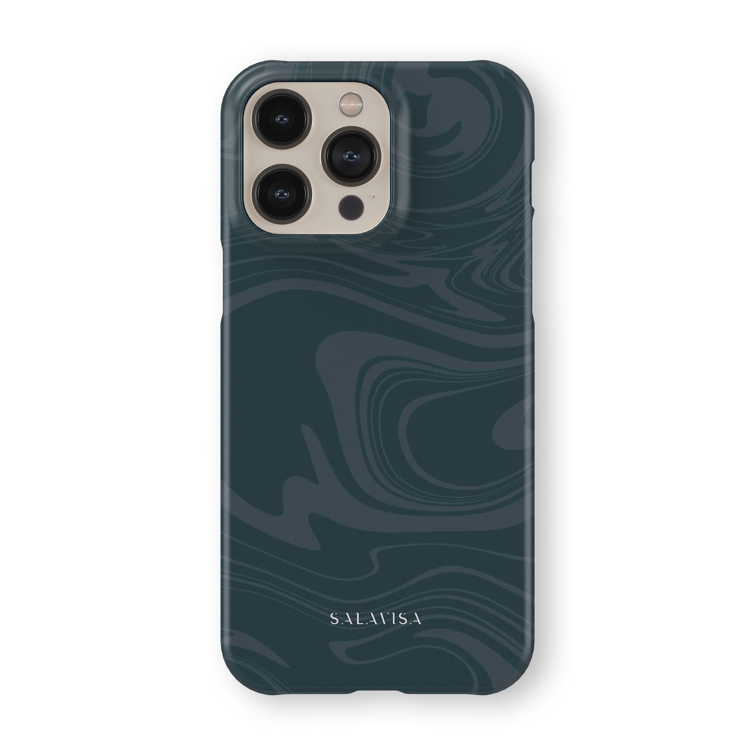 Eco-Friendly Green Swirl Phone Case - Durable Protective Cover for iPhone & Samsung - Perfect for Everyday Use, Travel & Outdoor Activities