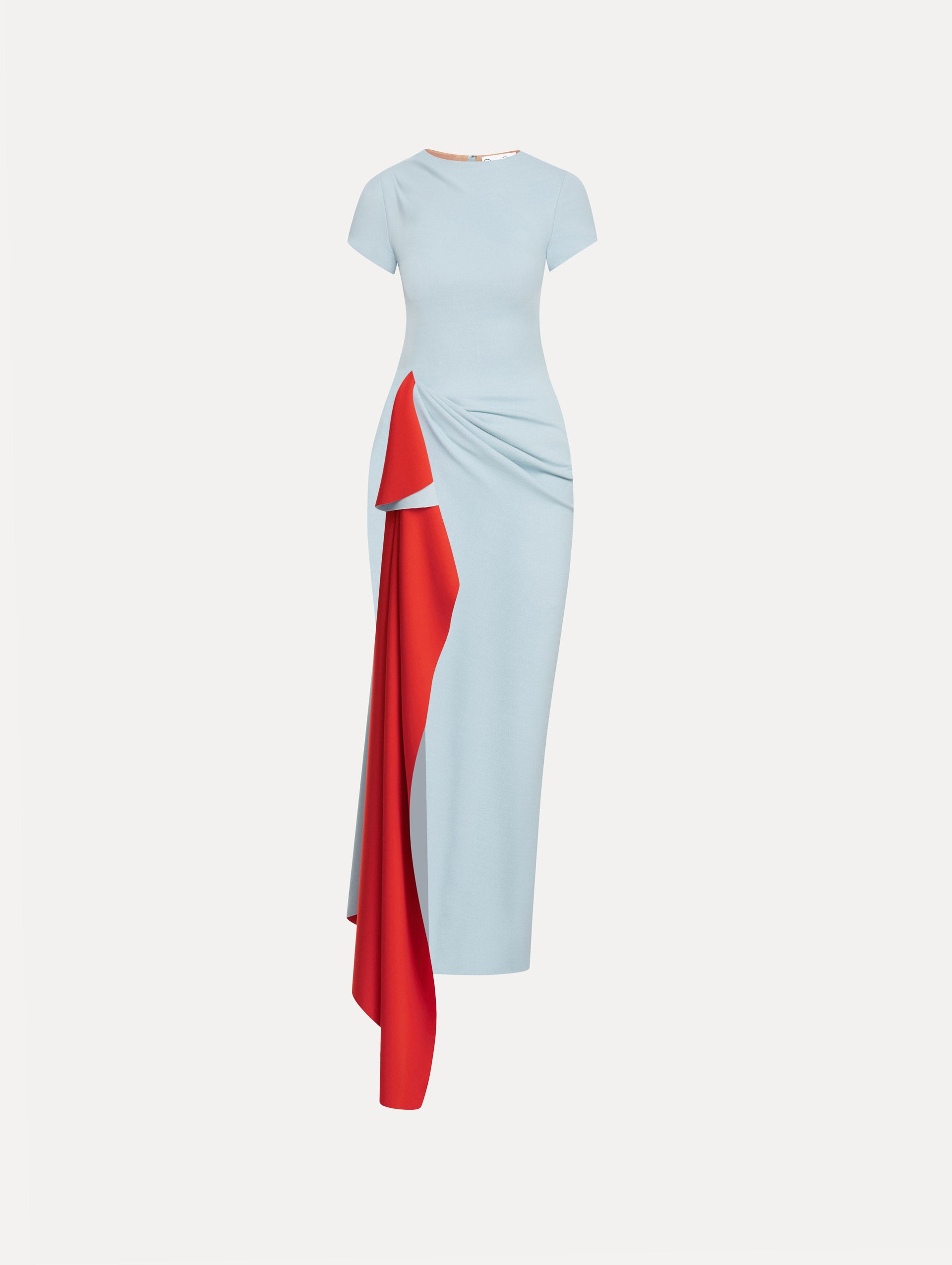 Two Tone Jersey Asymmetrical Dress for Women - Stylish Casual & Party Wear - Perfect for Date Nights, Office Outings and Special Occasions