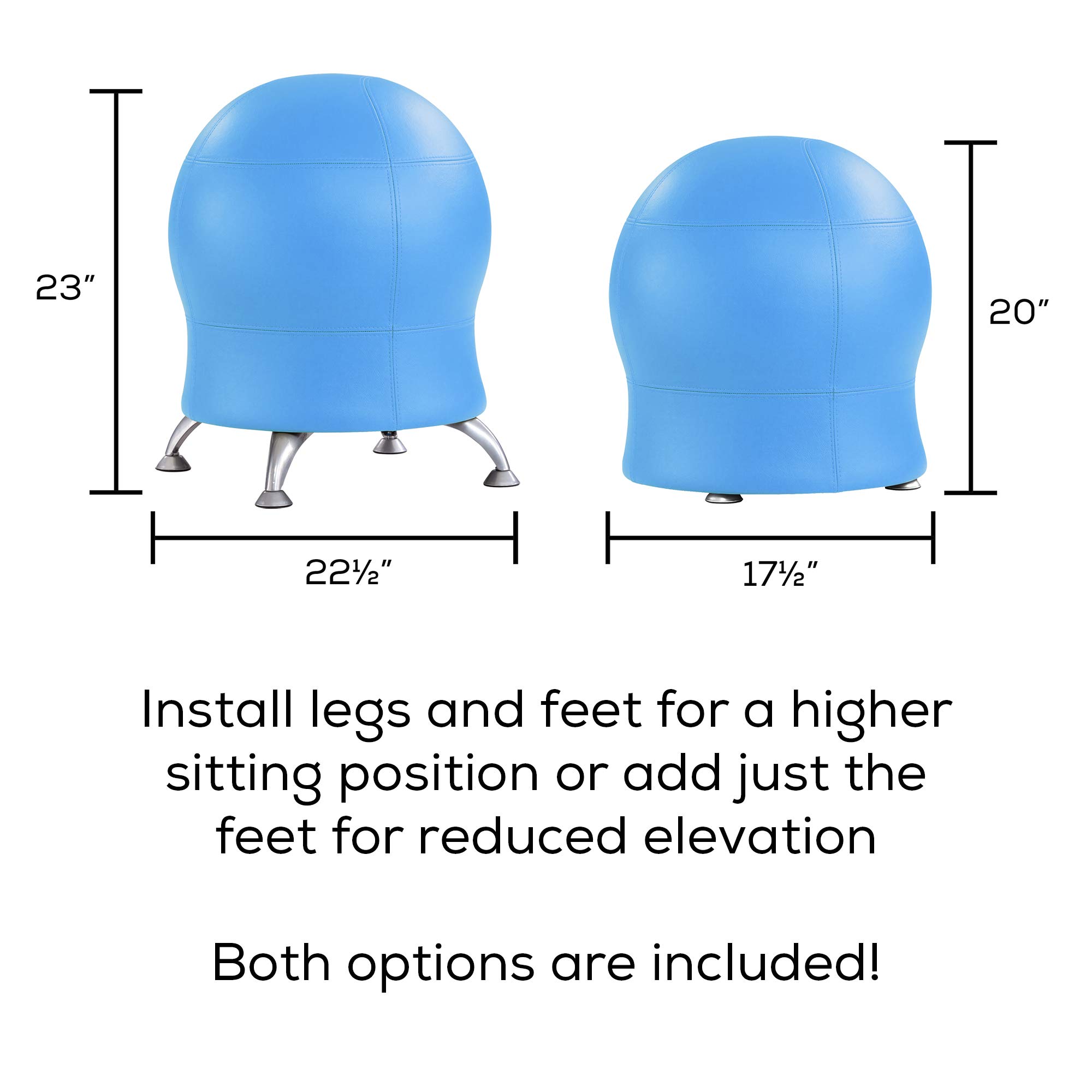 Safco Zenergy Stability Exercise Ball Chair - 20