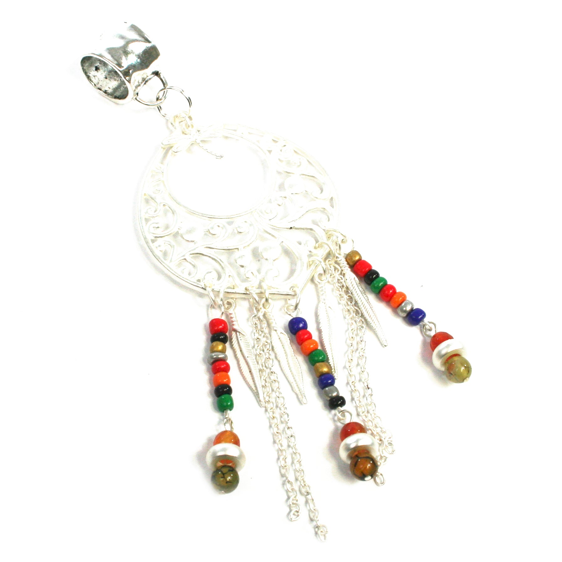 Vibrant Dreamcatcher Design Scarf Jewelry - Bohemian Style Accessory for Women, Perfect for Festivals, Concerts and Boho Chic Outfits