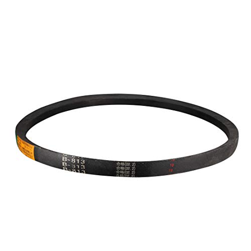 uxcell B-813 V Belt - High Quality Rubber Transmission Belt for Machine Drive Systems - Replacement Drive Belt for Industrial Equipment, Automotive Engines, and Power Tools