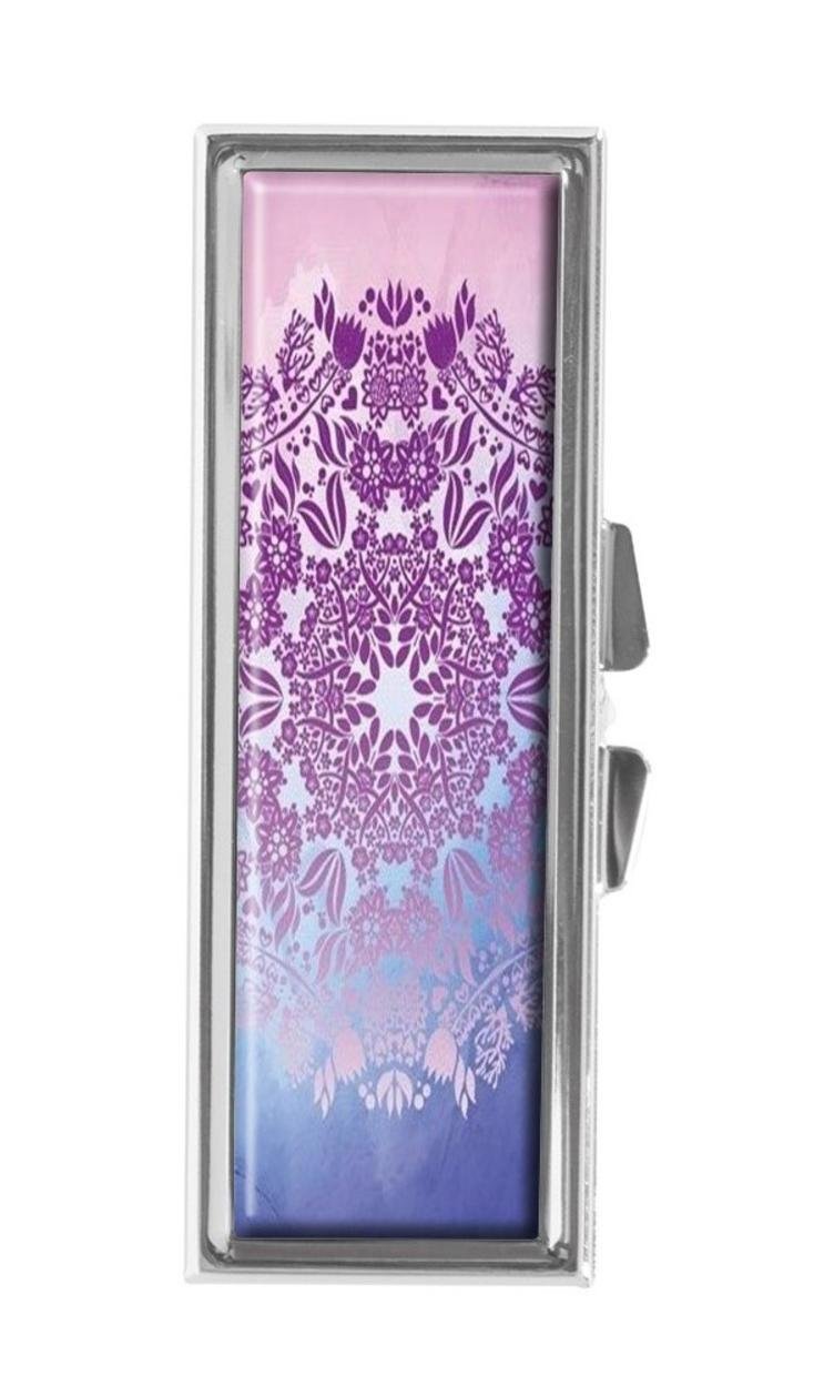 Pastel Mandala Pill Organizer Box - Portable Travel Pill Case for Purse or Pocket - Decorative Gift Box for Vitamins & Medication - Perfect for Daily Use, Travel & On-the-Go Lifestyle