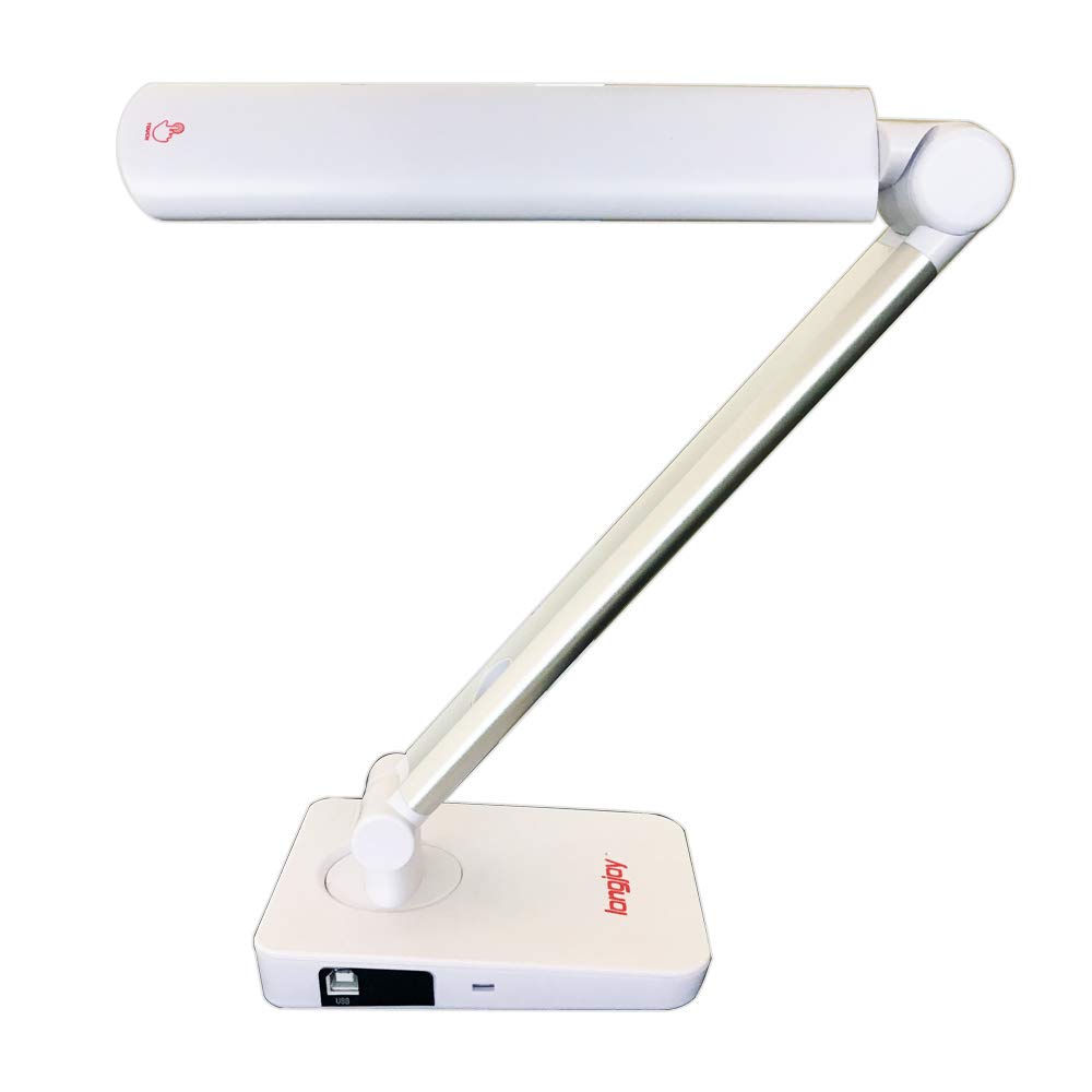 Portable USB Document Camera LV-1020 for Distance Teaching & Online Learning - HD Overhead Scanner for Teachers, Students, Remote Work & Video Conferencing (White)