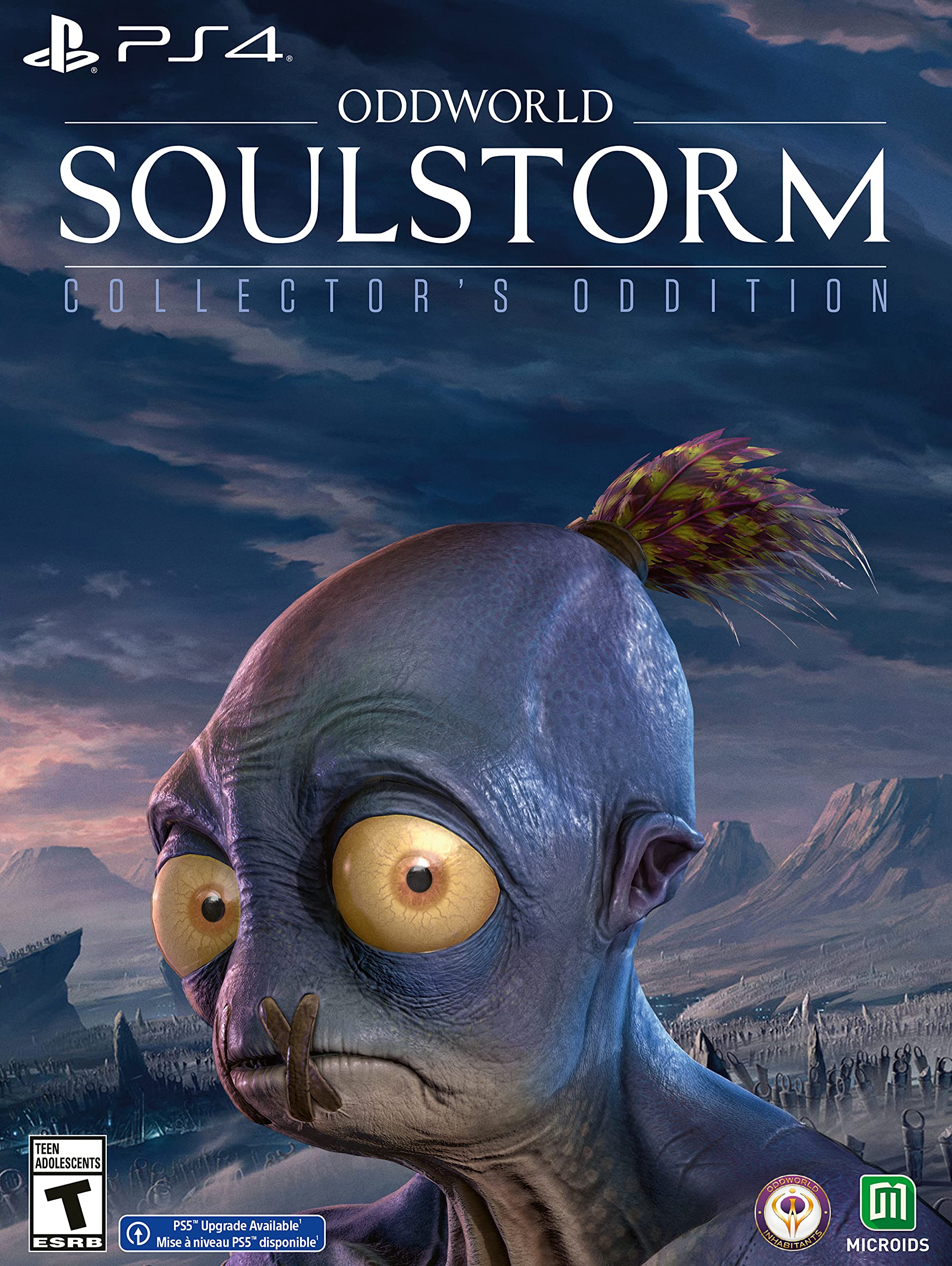 Oddworld: Soulstorm - Collector's Edition for PlayStation 4 (PS4) - Limited Edition Game with Exclusive Collectibles | Perfect for Horror Action-Adventure Fans and Series Collectors