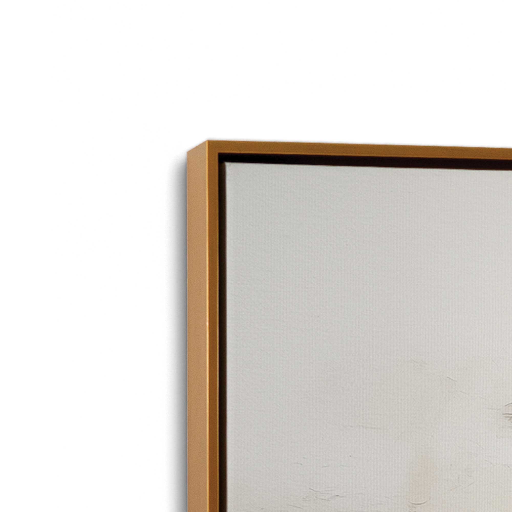 Gentle Gilded Gust II Canvas Wall Art Print - Modern Abstract Painting for Living Room, Bedroom & Office Decor
