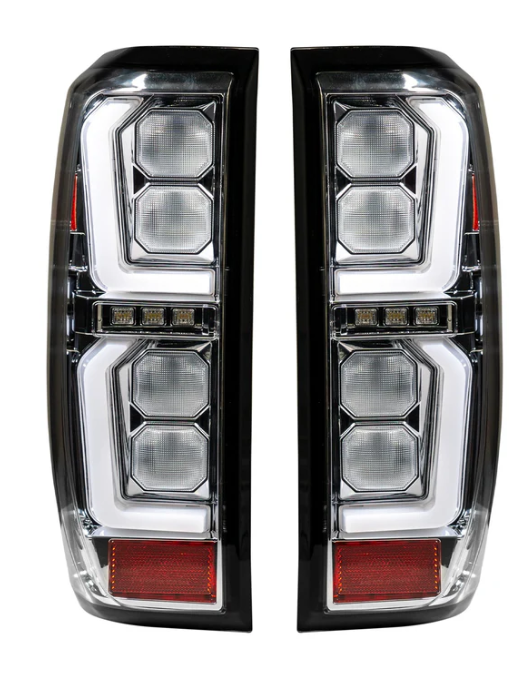 GMC Sierra 1500 2019-2023 LED Tail Lights - OEM Replacement with OLED Clear Lens - Upgrade for Better Visibility & Style (Perfect for Night Driving & Custom Truck Builds)