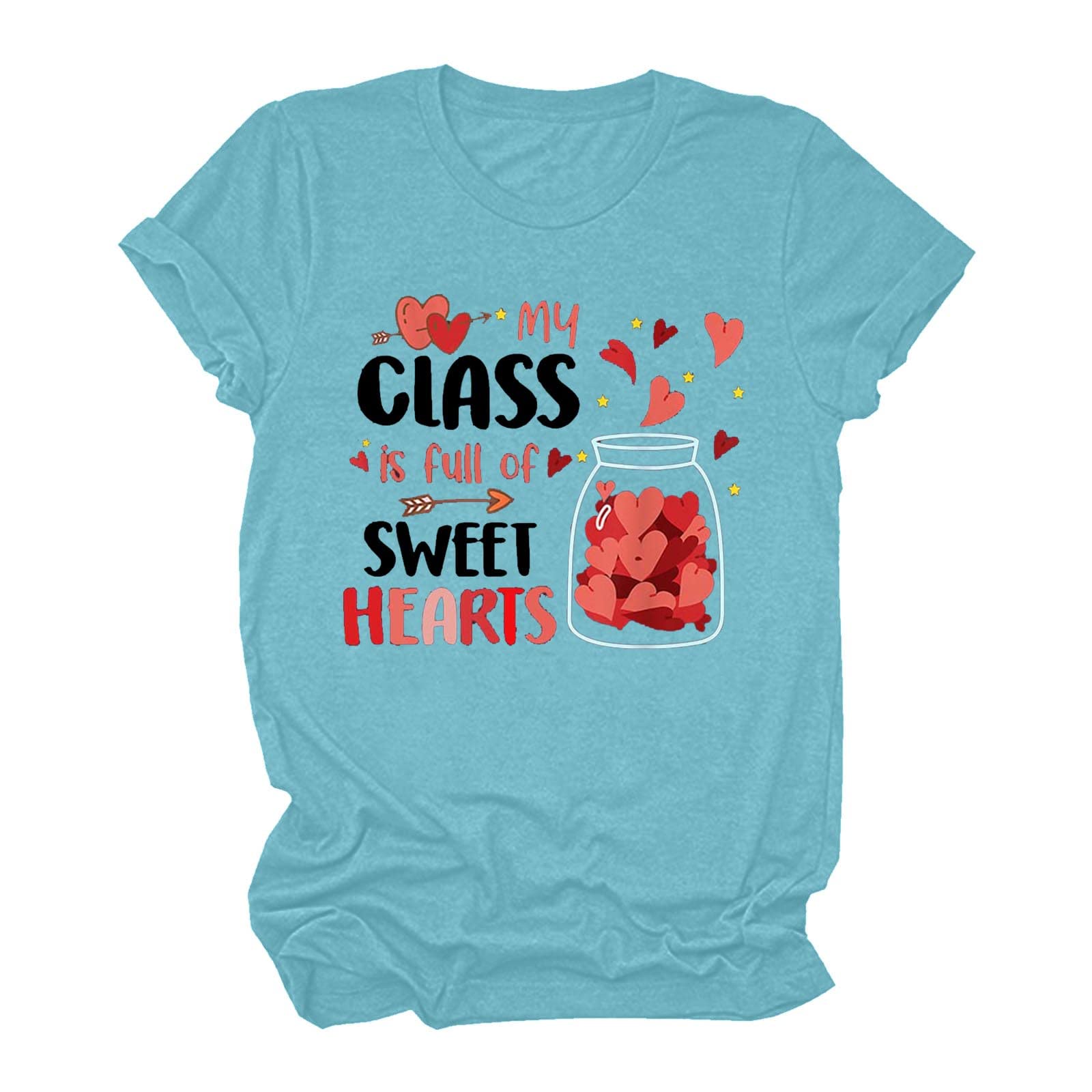 Women's Casual Printed Short Sleeve T-Shirt - Round Neck Loose Fit Tunic Top for Sports & Everyday Wear | Perfect for Yoga, Running, Gym and Street Style Fashion