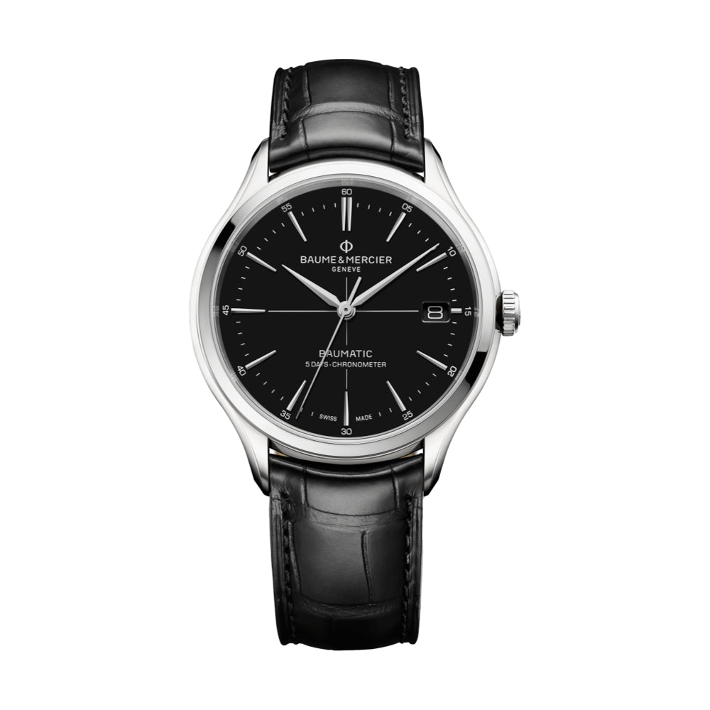 Baumatic COSC Certified Men's Automatic Watch - 40mm Stainless Steel Case, Sapphire Crystal, Water Resistant - Perfect for Business, Casual & Formal Occasions