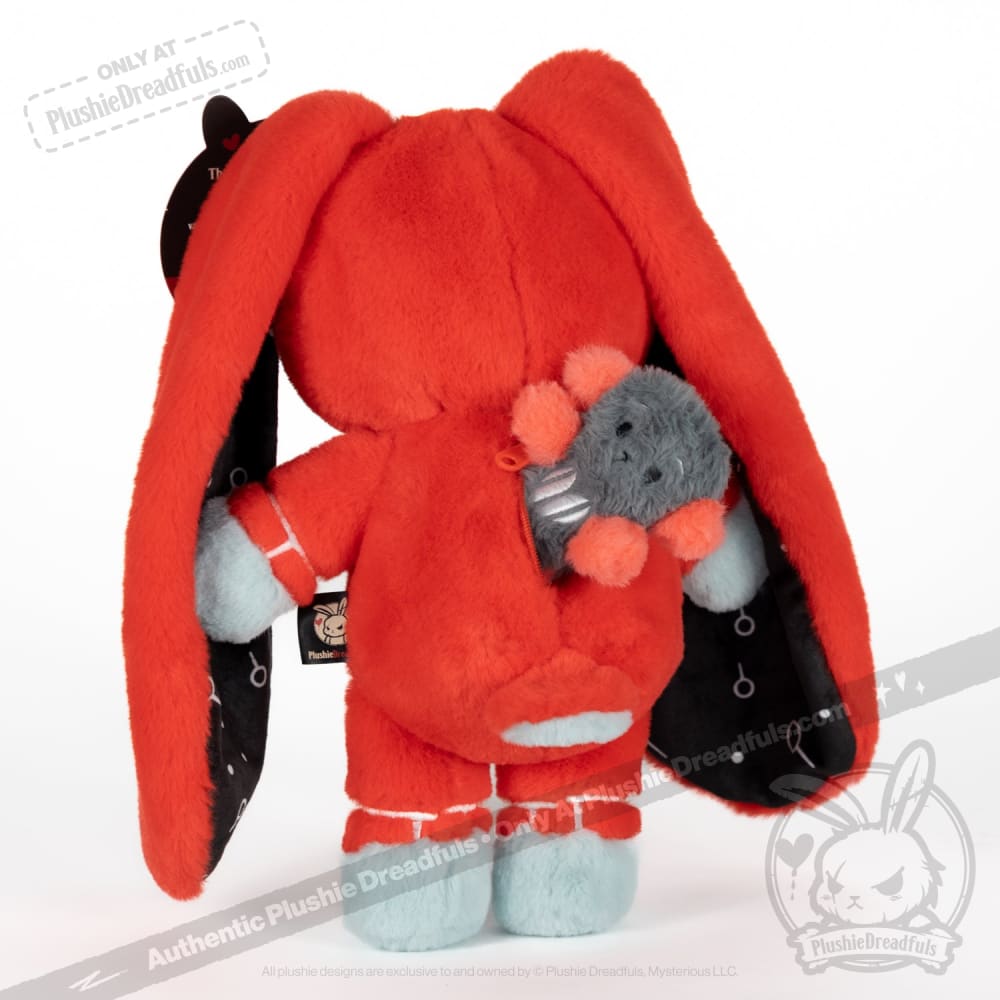 Plushie Dreadfuls Substance Use Disorder Bunny - Soft Stuffed Animal Toy for Mental Health Awareness & Comfort | Perfect for Therapy, Support Gifts, and Emotional Healing