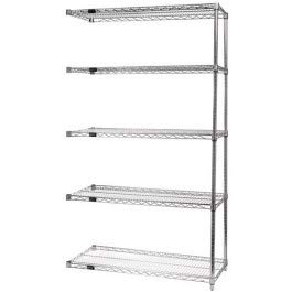 5-Shelf Stainless Steel Wire Shelving Unit - 21