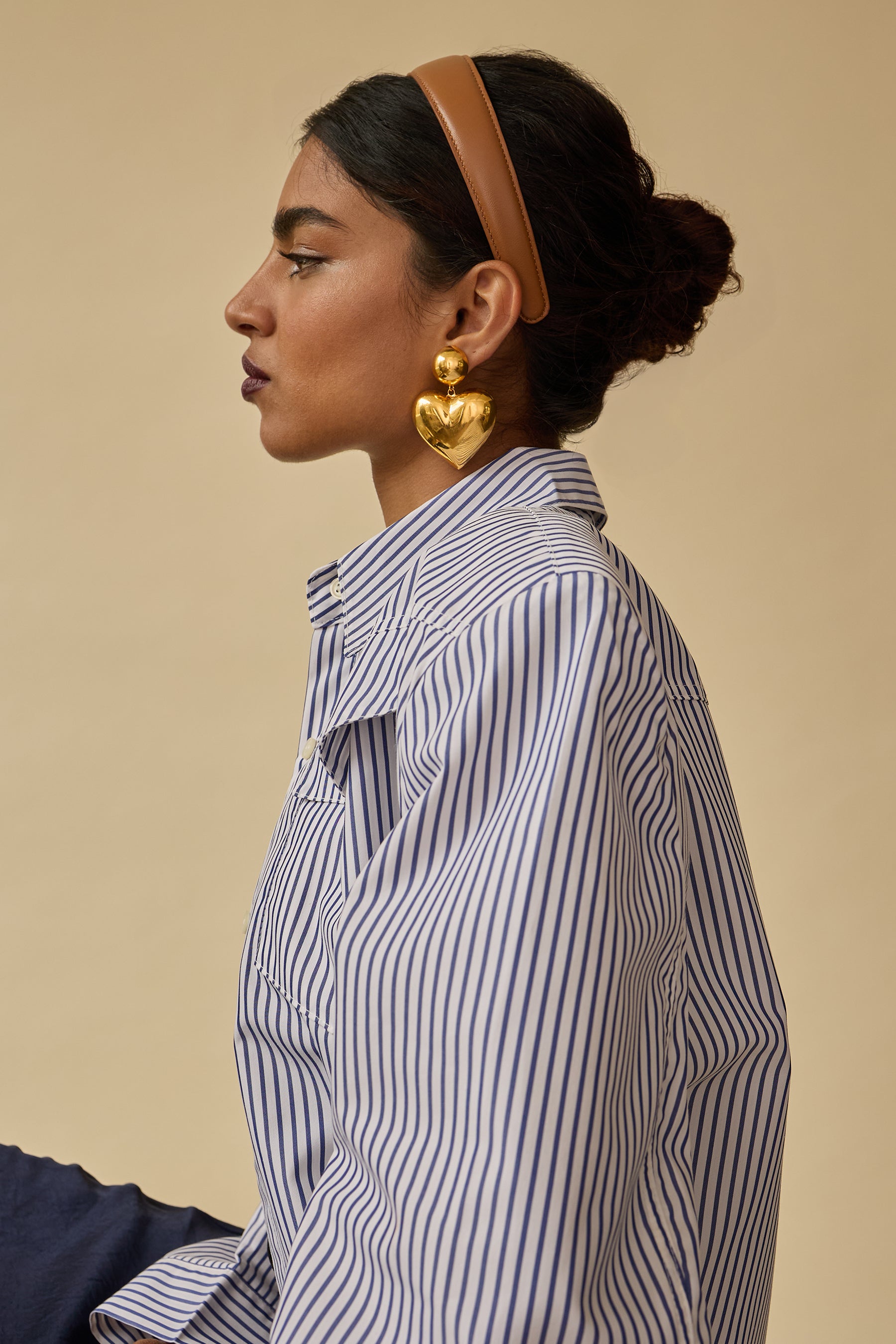 Gigi Heart Earrings for Women - Dainty Gold/Silver Heart Stud Earrings - Perfect for Valentine's Day, Anniversary & Everyday Wear