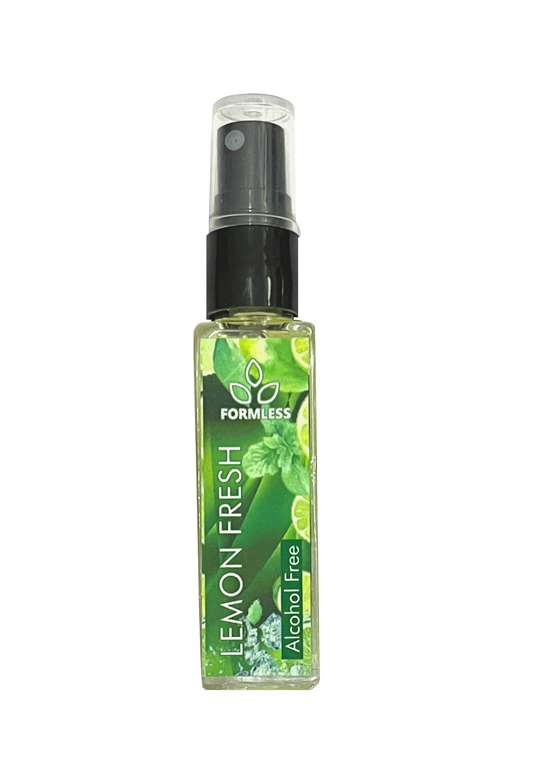 Refreshing Lemon Scent Alcohol-Free Body Spray Perfume 8ml - Perfect for Daily Use, Gym, Travel & On-the-Go Freshness