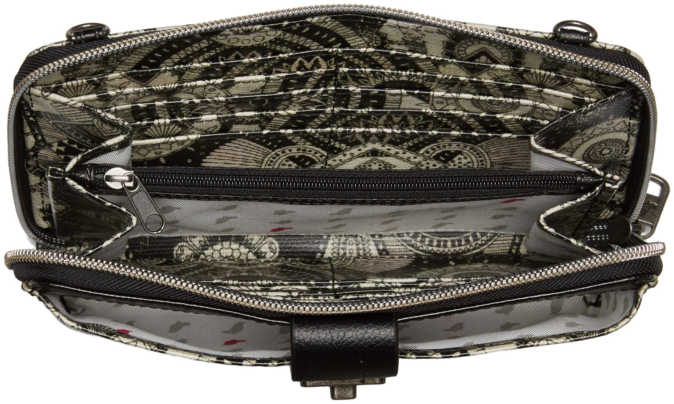 Sakroots Large Coated Canvas Crossbody Phone Bag for Women & Men - Waterproof Travel Essentials, Perfect for iPhone 15/14/13 Pro Max, Samsung Galaxy - Ideal for Commuting, Shopping & Outdoor Activities