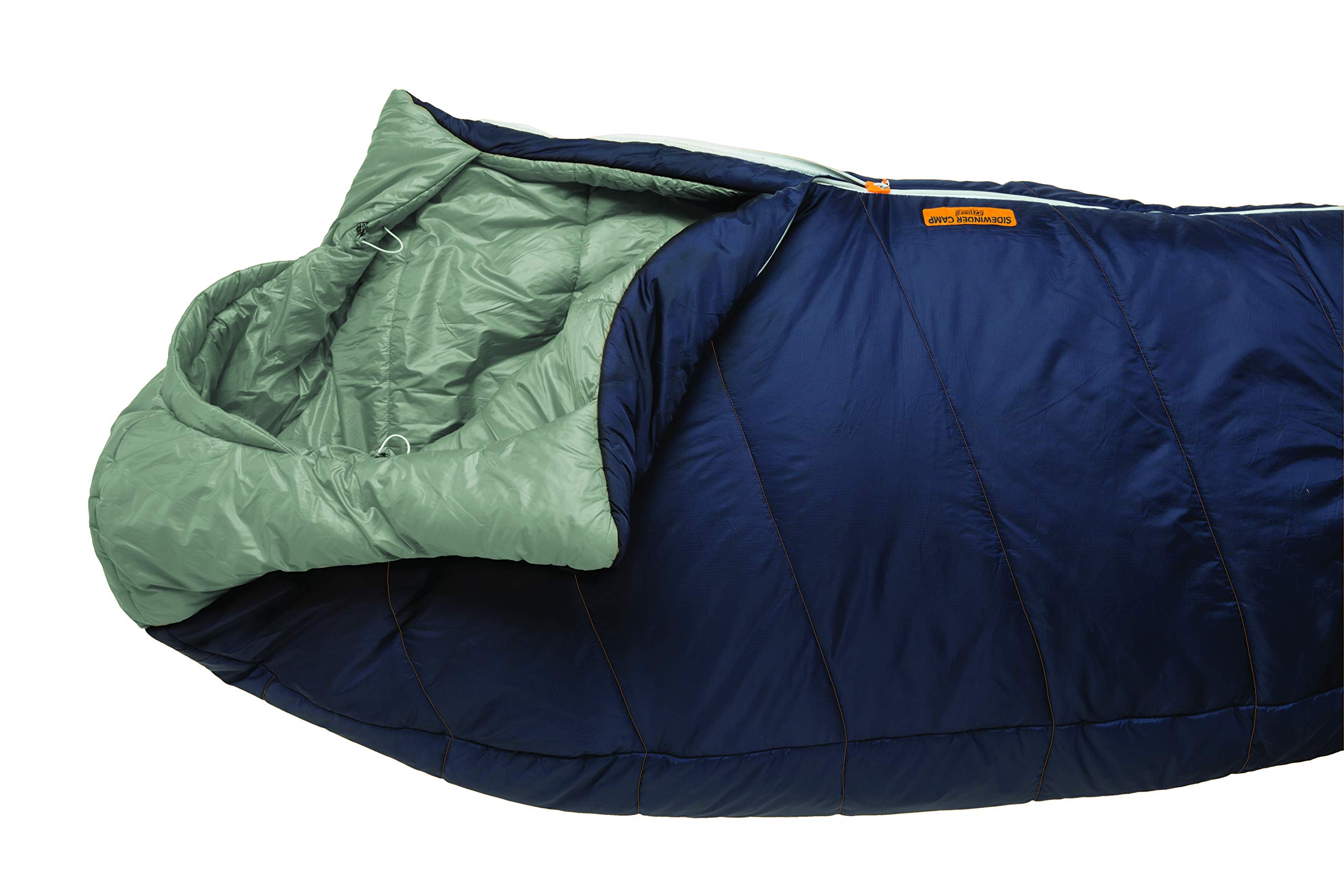 Big Agnes Sidewinder Camp Sleeping Bag - Lightweight & Waterproof for Backpacking, Hiking & Outdoor Adventures | 3-Season Comfort for Camping Trips