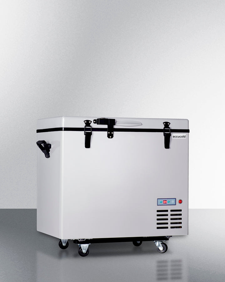 Accucold SPRF86M2 Portable Refrigerator and Freezer with Secure Lock - Perfect for Road Trips, Camping, and Outdoor Adventures