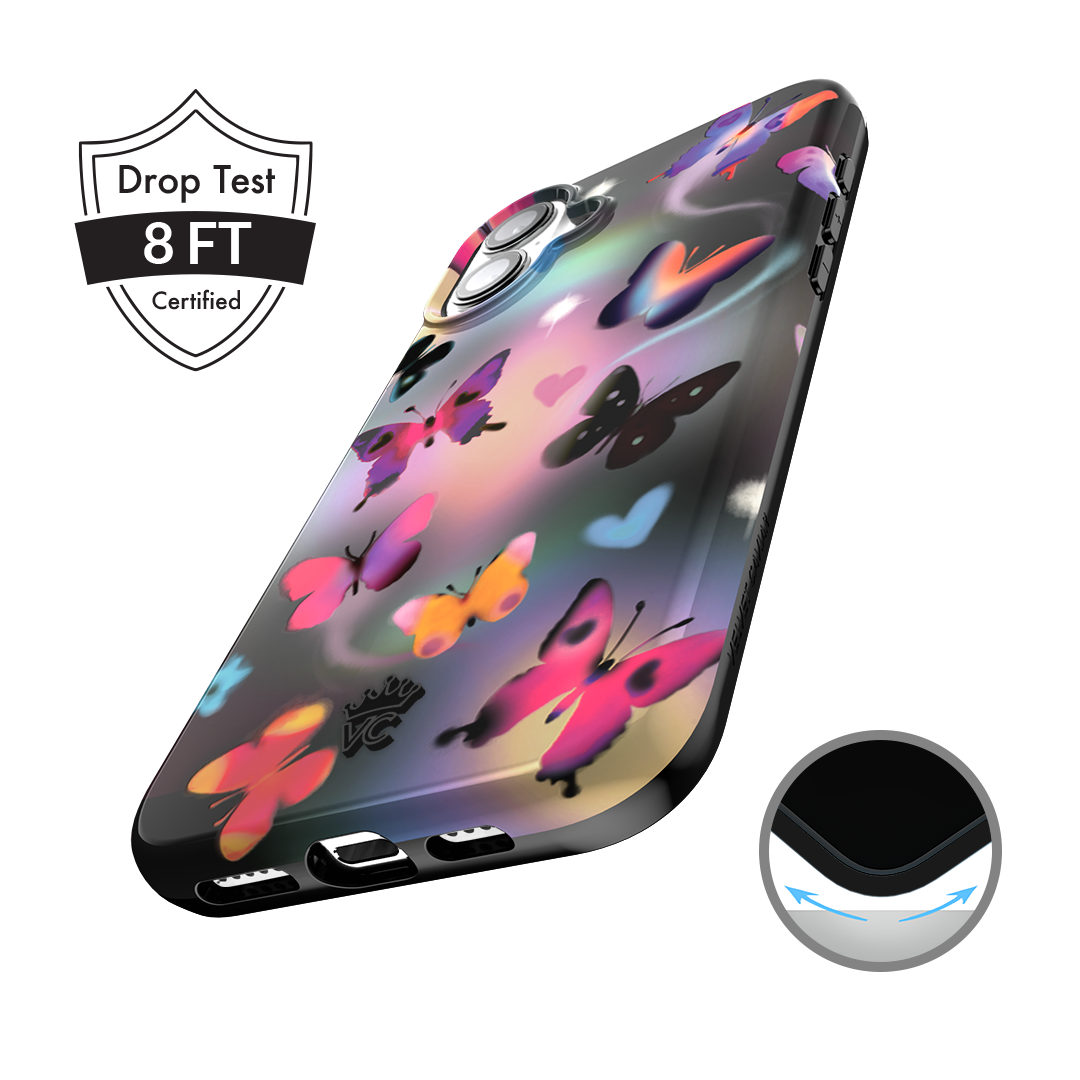 Aurora Butterfly iPhone Case - Elegant & Durable Phone Cover for iPhone [Model] - Perfect for Everyday Use, Travel & Special Occasions