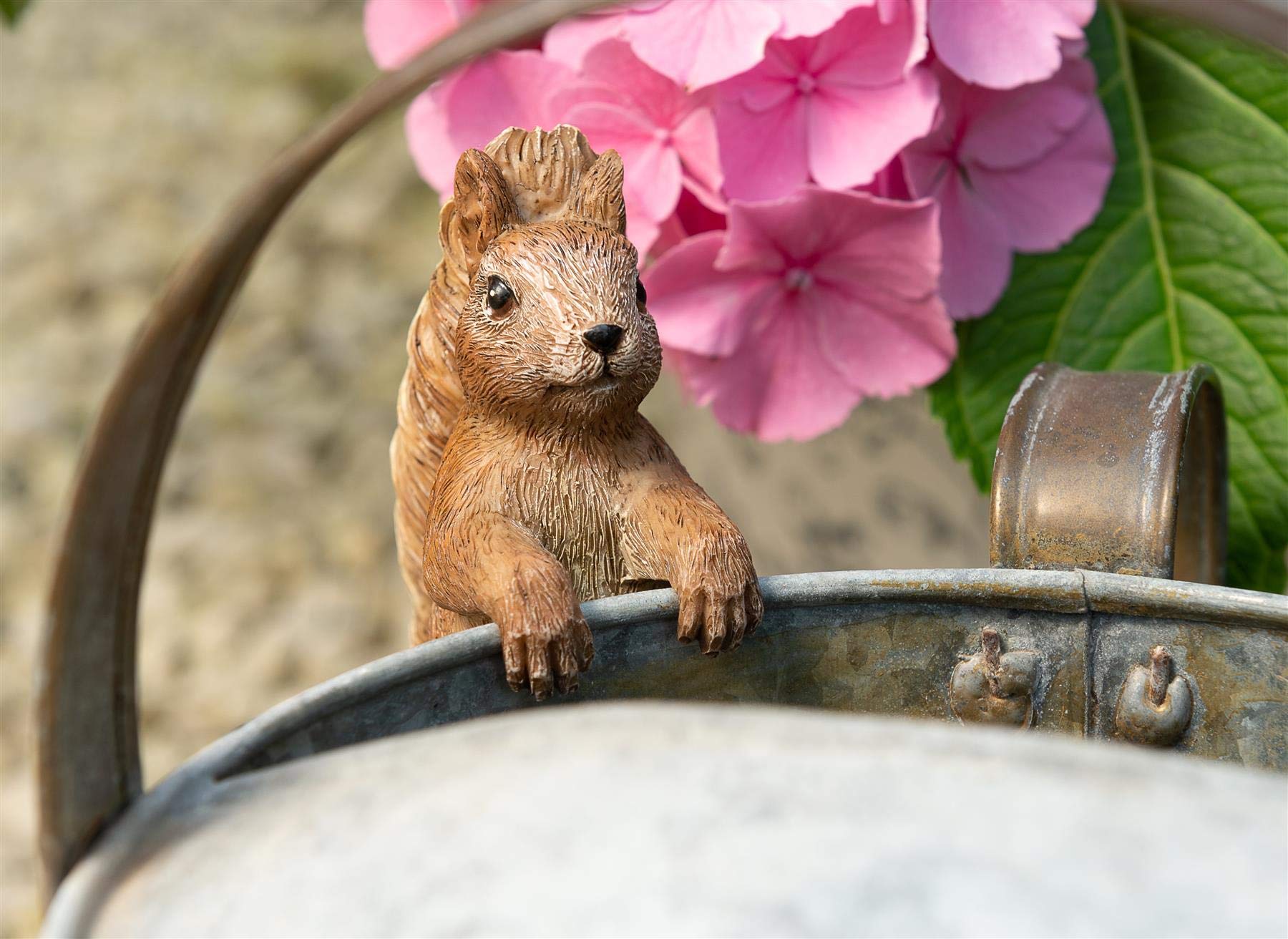 Beatrix Potter Squirrel Nutkin Pot Buddy - Licensed Ceramic Plant Pot Hanger for Indoor/Outdoor Gardens, Perfect for Flower Pots & Herb Planters