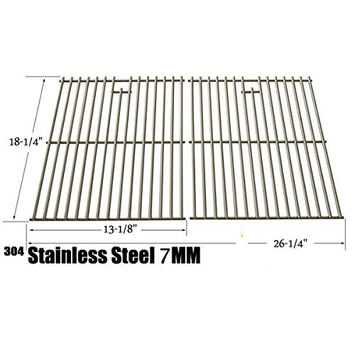 Charbroil Commercial 463268007 Gas Grill Replacement Parts Kit - 4 Stainless Steel Burners, Heat Plates, Crossover Tubes & Cooking Grates | Perfect for Outdoor BBQ, Backyard Cooking & Patio Entertaining