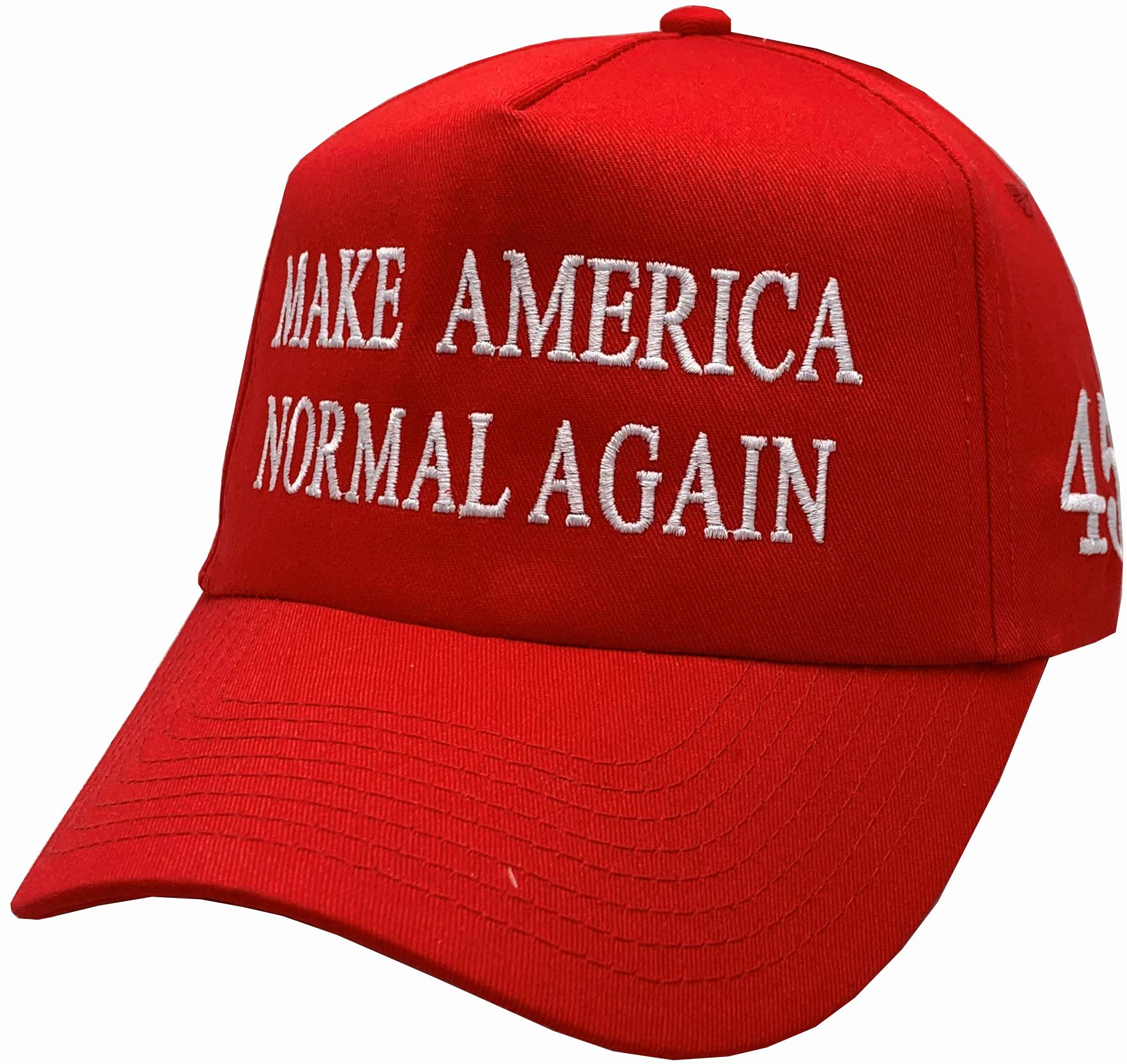 Make America Normal Again Snapback Hat - Adjustable Twill Cap in Red | Patriotic Fashion for Everyday Wear & Casual Outfits