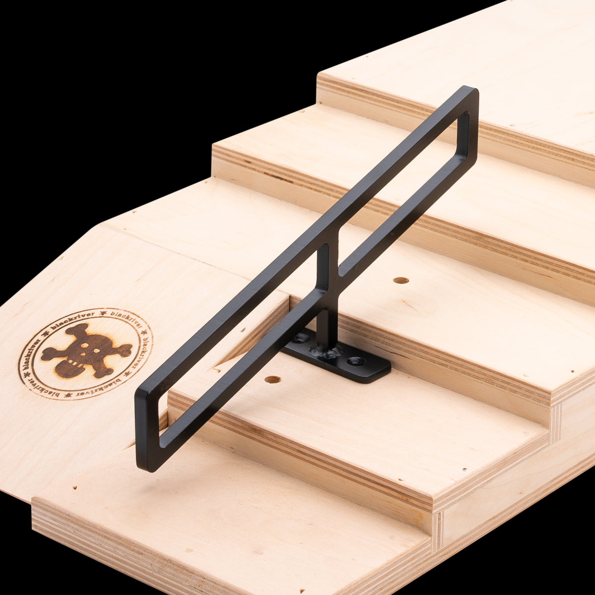 Grind Right Fingerboard Rail - Square Gap to Rail for Skateboard Tricks & Practice - Perfect for Indoor & Outdoor Skate Training