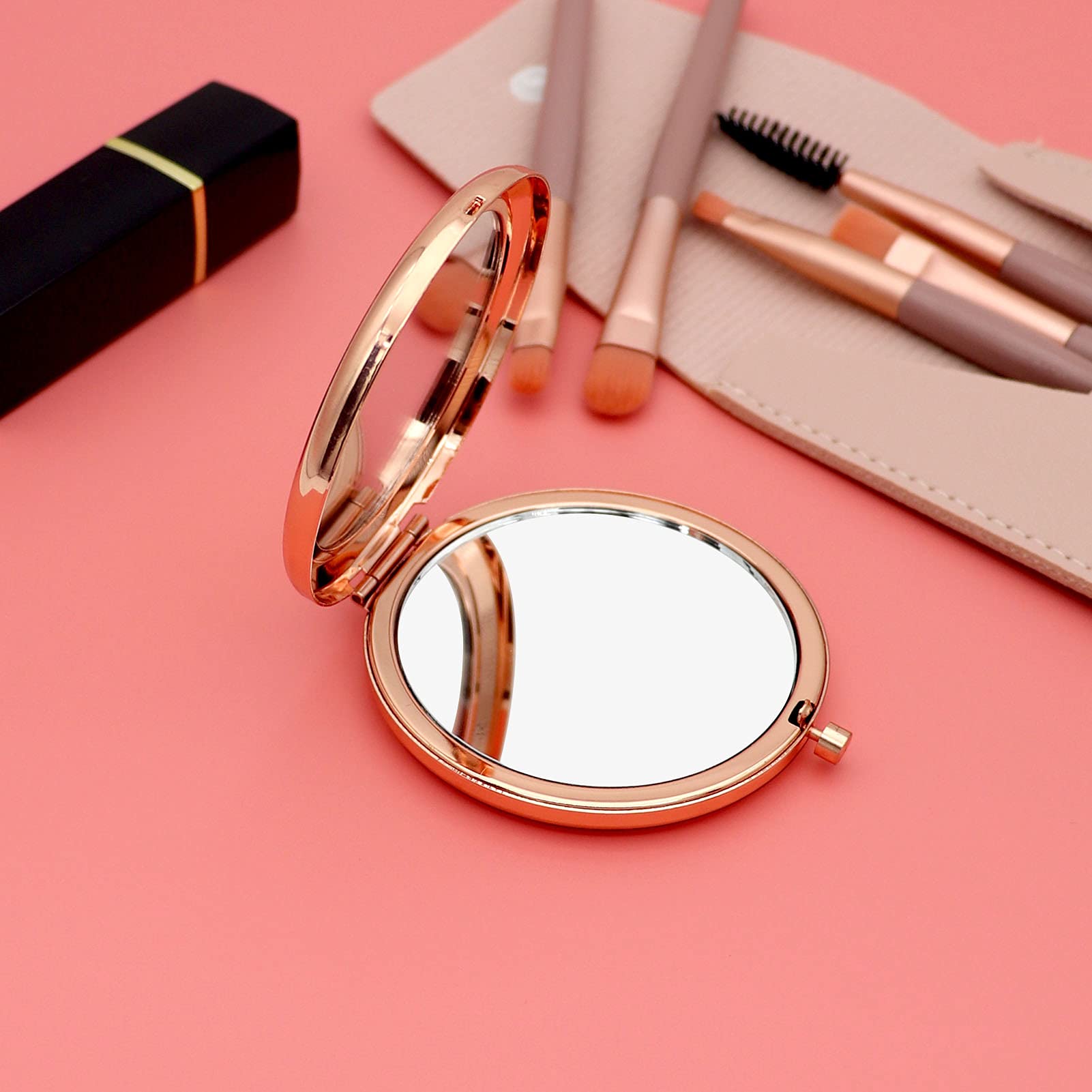 Best Manager Appreciation Gifts - Personalized Compact Makeup Mirror for Women Leaders, Bosses & Coworkers | Birthday, Retirement, Farewell & Office Gift Idea | Perfect for Professional Use, Home Vanity & Travel