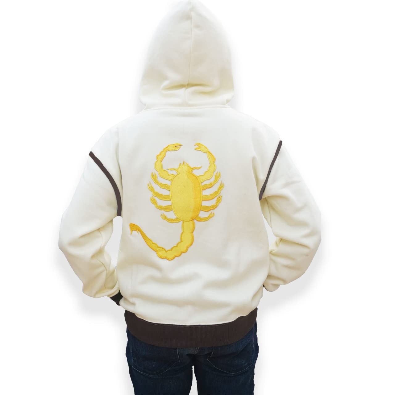 Alamodetrend Scorpion Hoodie - Lightweight Fleece Driver Jacket for Men & Women | Cozy Winter Outerwear for Casual Wear & Outdoor Activities