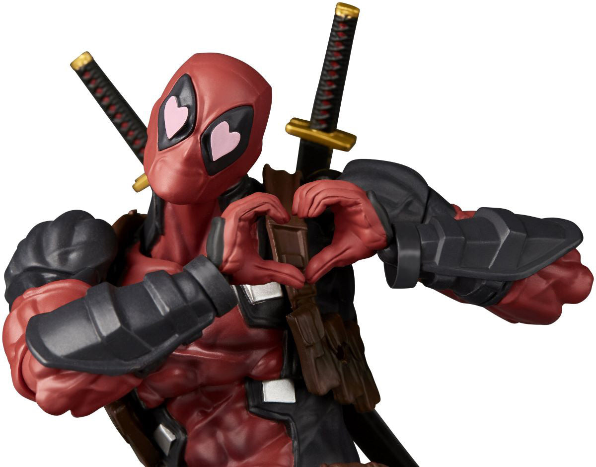 Amazing Yamaguchi Revoltech Deadpool 2.5 Action Figure - Highly Articulated Collectible Toy for Marvel Fans | Perfect for Display, Photography & Cosplay Play