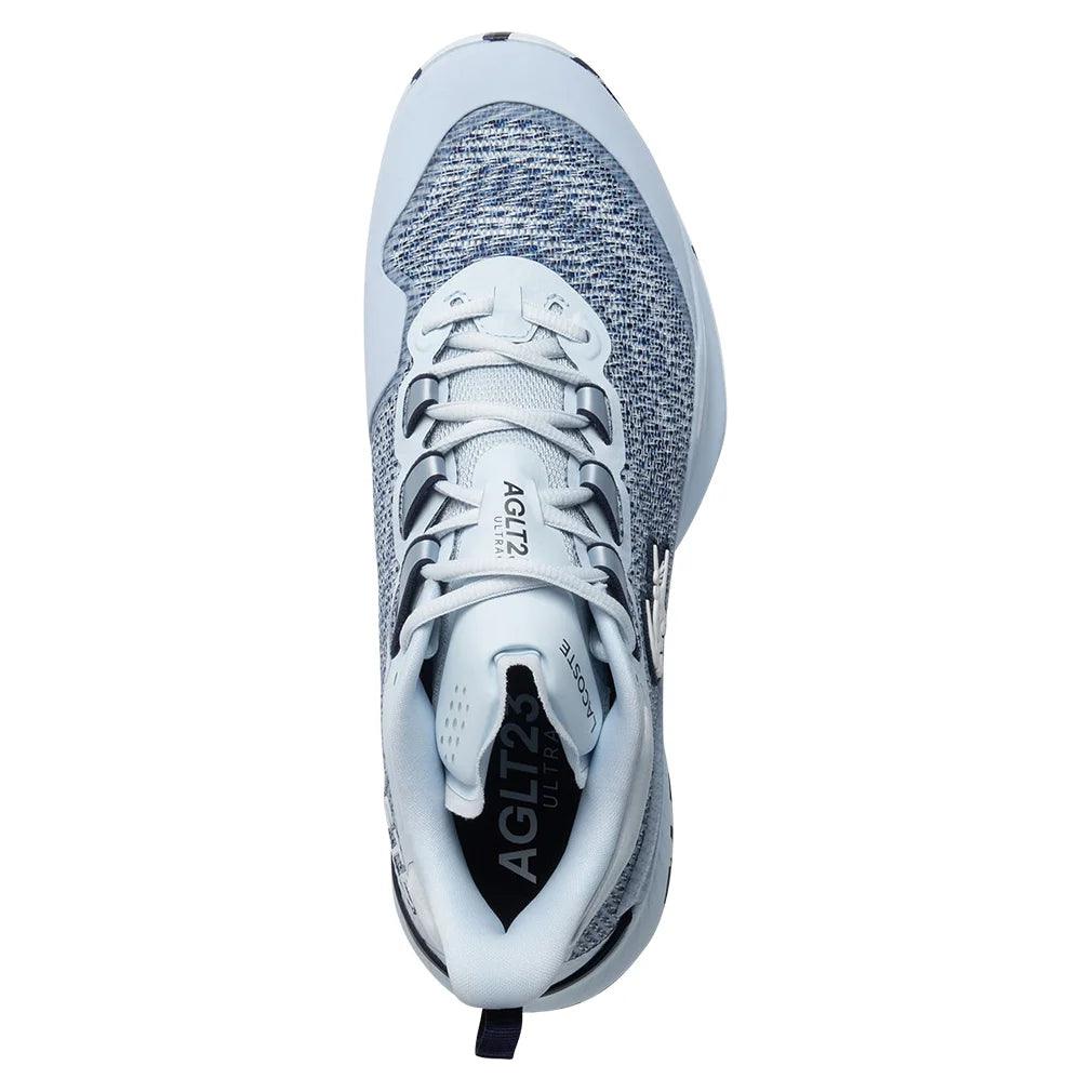 Men's AG LT23 Ultra DM Tennis Shoes - Light Blue & Navy | Breathable & Lightweight for Court Performance | Perfect for Tennis, Training & Casual Wear